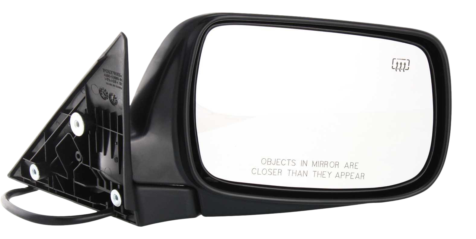 AM LEGACY 00-04 BAJA 03-06 MIRROR RH Power Manual Folding Heated Paintable 6 hole 5 prong connector SKU SU11ER Partslink SU1321105 OEM 91031AE98ANN