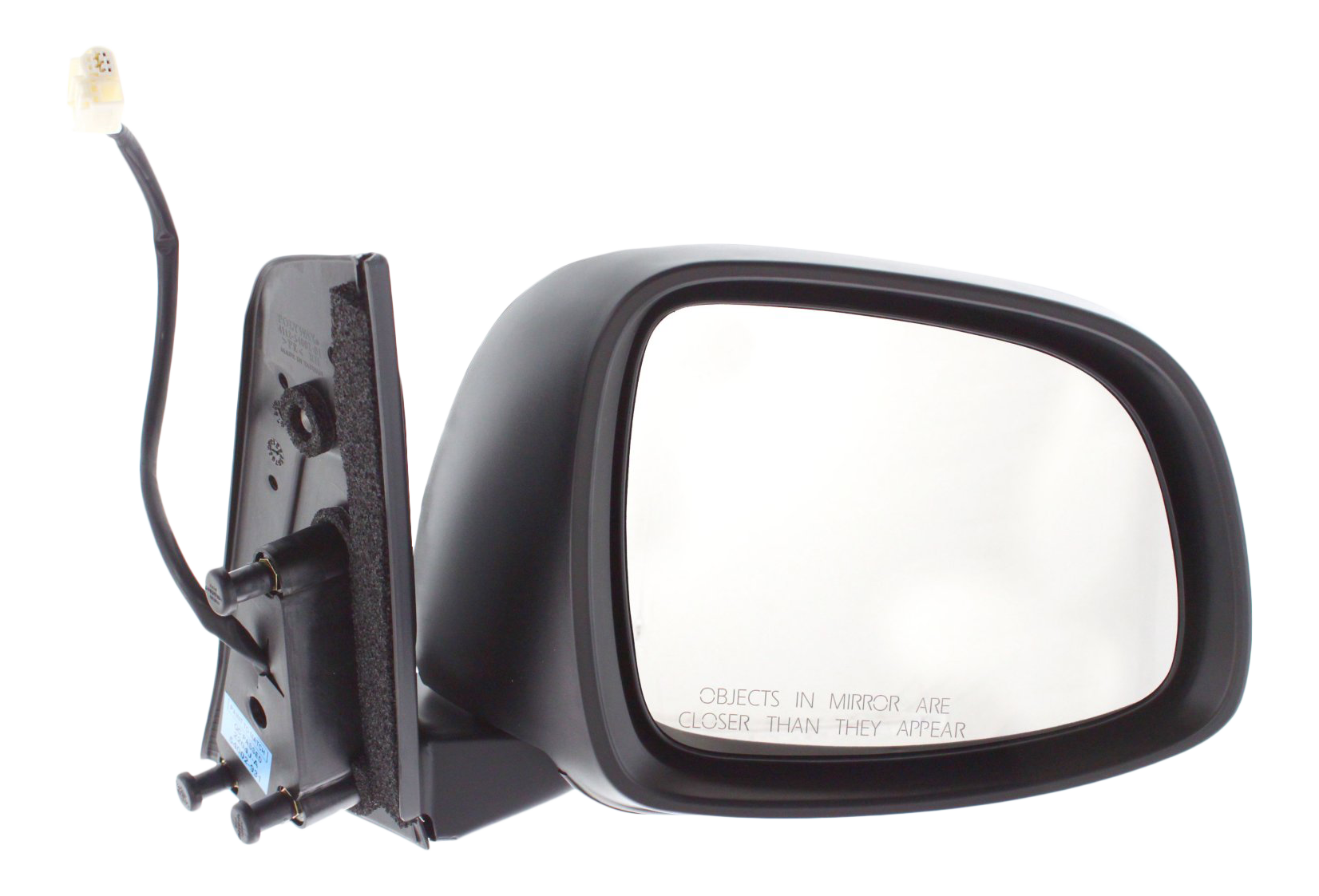 AM SX4-07-13 MIRROR RH Power Manual Folding Non Heated Paintable SKU SZ13ER Partslink SZ1321112 OEM 8471080JA0