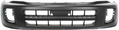 AM RAV4-01-03 FRONT BUMPER COVER Primed w o Wheel Opening Flares Type SKU T010305P Partslink TO1000222 OEM 5211942281