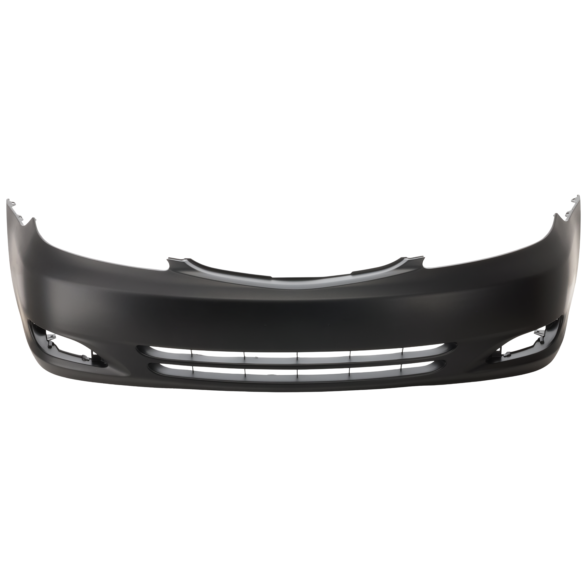 AM CAMRY 02-04 FRONT BUMPER COVER Primed SE Model USA Built Vehicle w Fog Light Holes SKU T010312P Partslink TO1000231 OEM 52119AA905