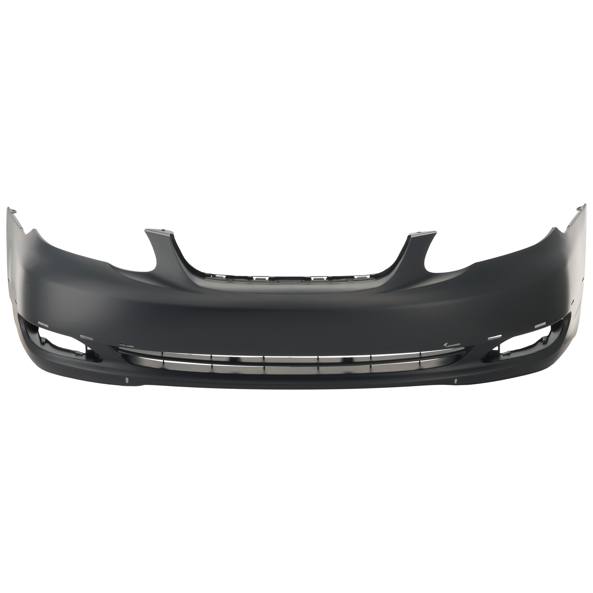 AM COROLLA 05-08 FRONT BUMPER COVER Primed w Spoiler Holes S XRS Models SKU T010332P Partslink TO1000298 OEM 5211902947-521190Z939