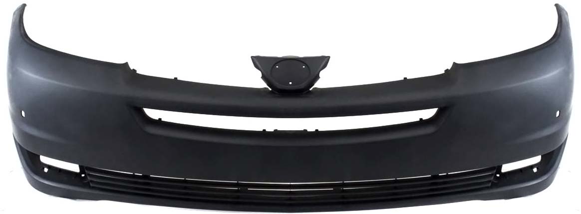 AM SIENNA 04-05 FRONT BUMPER COVER Primed w o Park Assist Sensor Holes w Radar Cruise Control SKU T010340P Partslink TO1000271 OEM 52119AE902