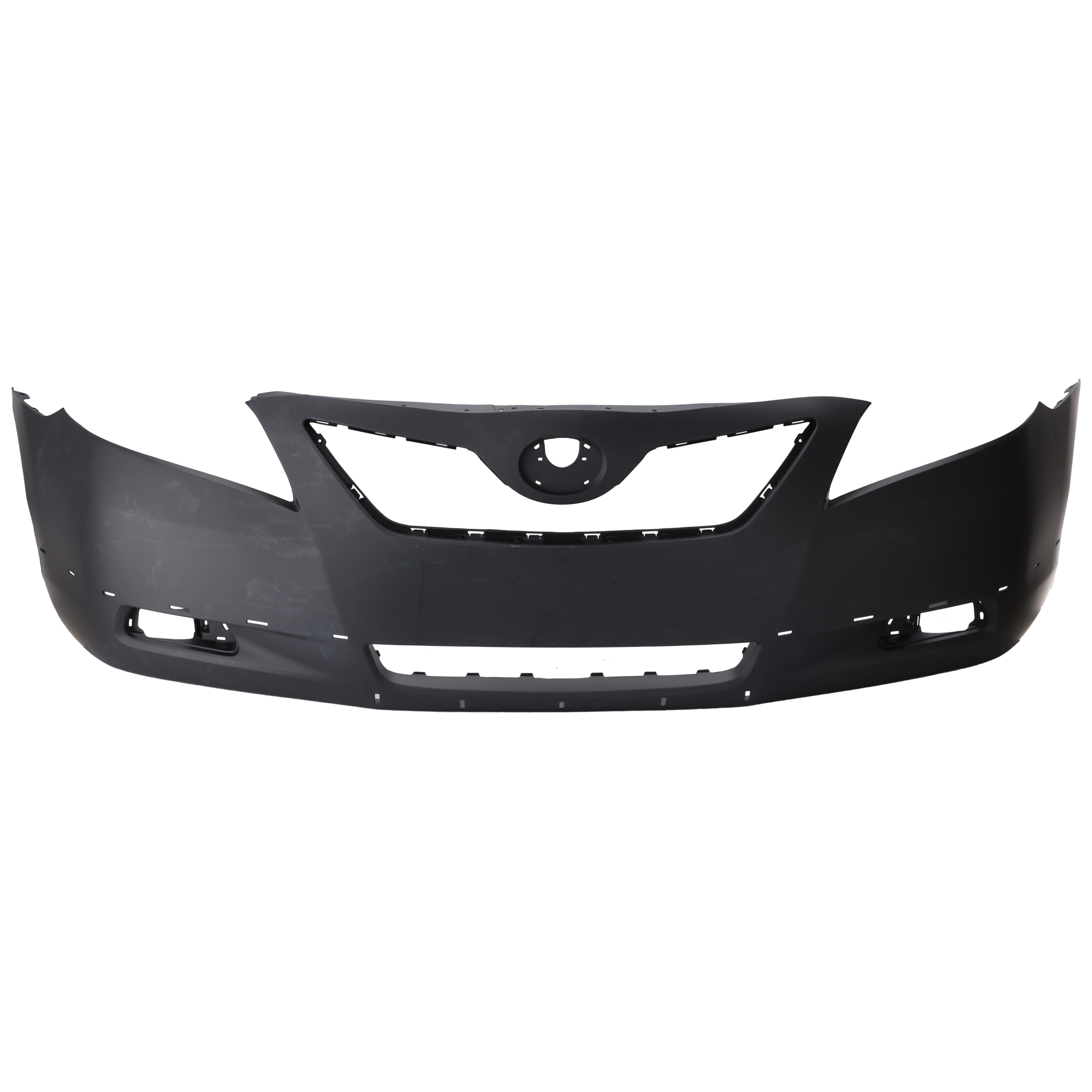 AM CAMRY 07-09 FRONT BUMPER COVER Primed SE Model USA Built Vehicle w Spoiler Holes CAPA SKU T010352PQ Partslink TO1000318C OEM 5211906921
