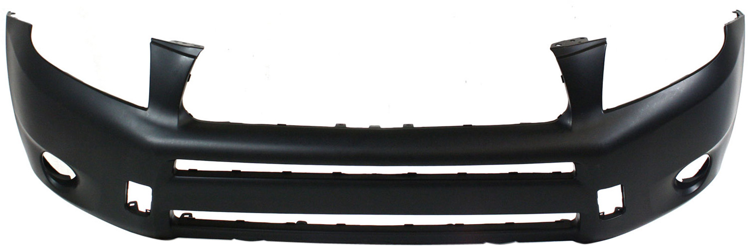 AM RAV4-06-08 FRONT BUMPER COVER Primed Base Limited w o Bumper Extensions Models CAPA SKU T010365PQ Partslink TO1000319C OEM 5211942955