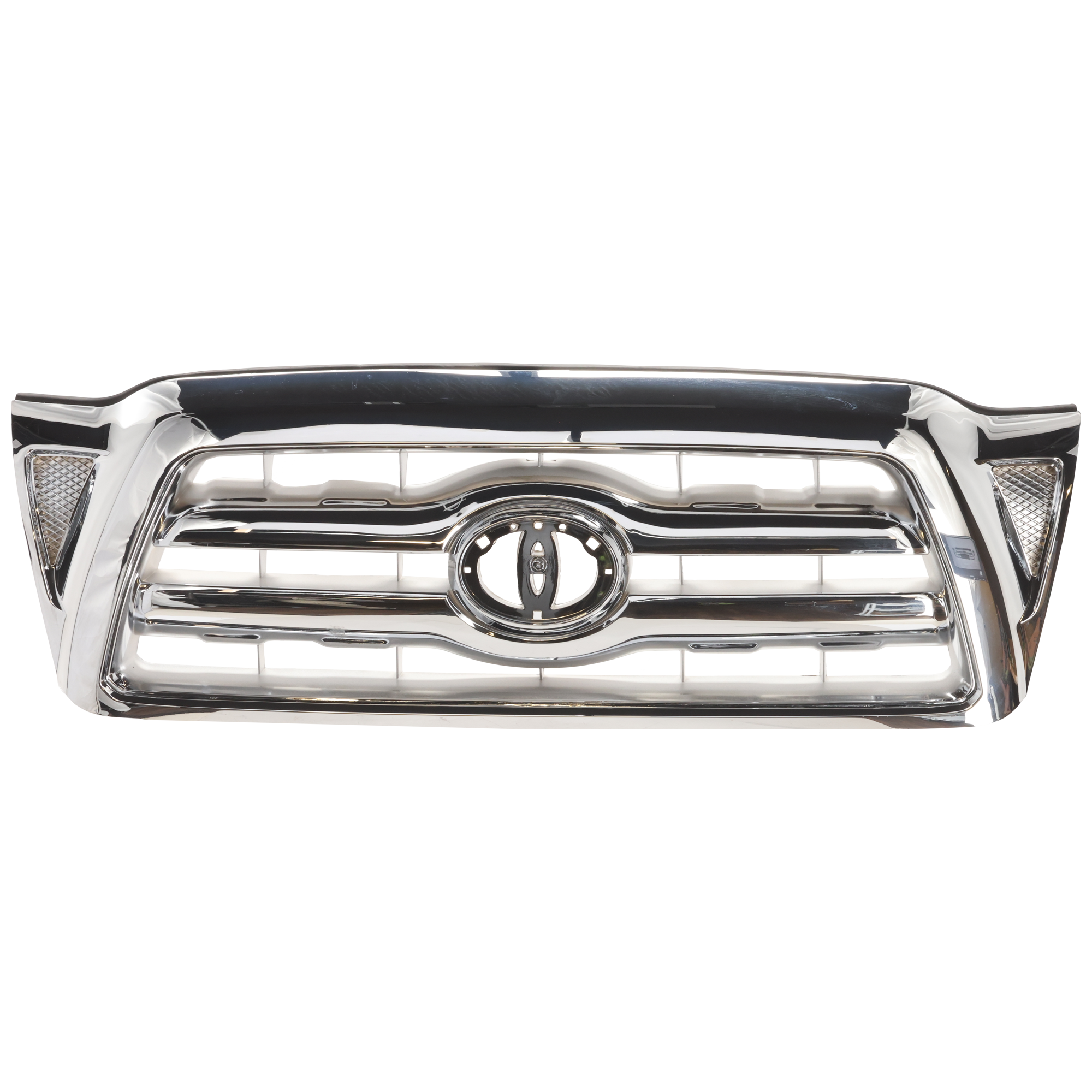 AM TACOMA 05-08 GRILLE Mesh Insert Chrome Shell and Insert 2WD 4WD SKU T070138C Partslink Performance OEM Performance