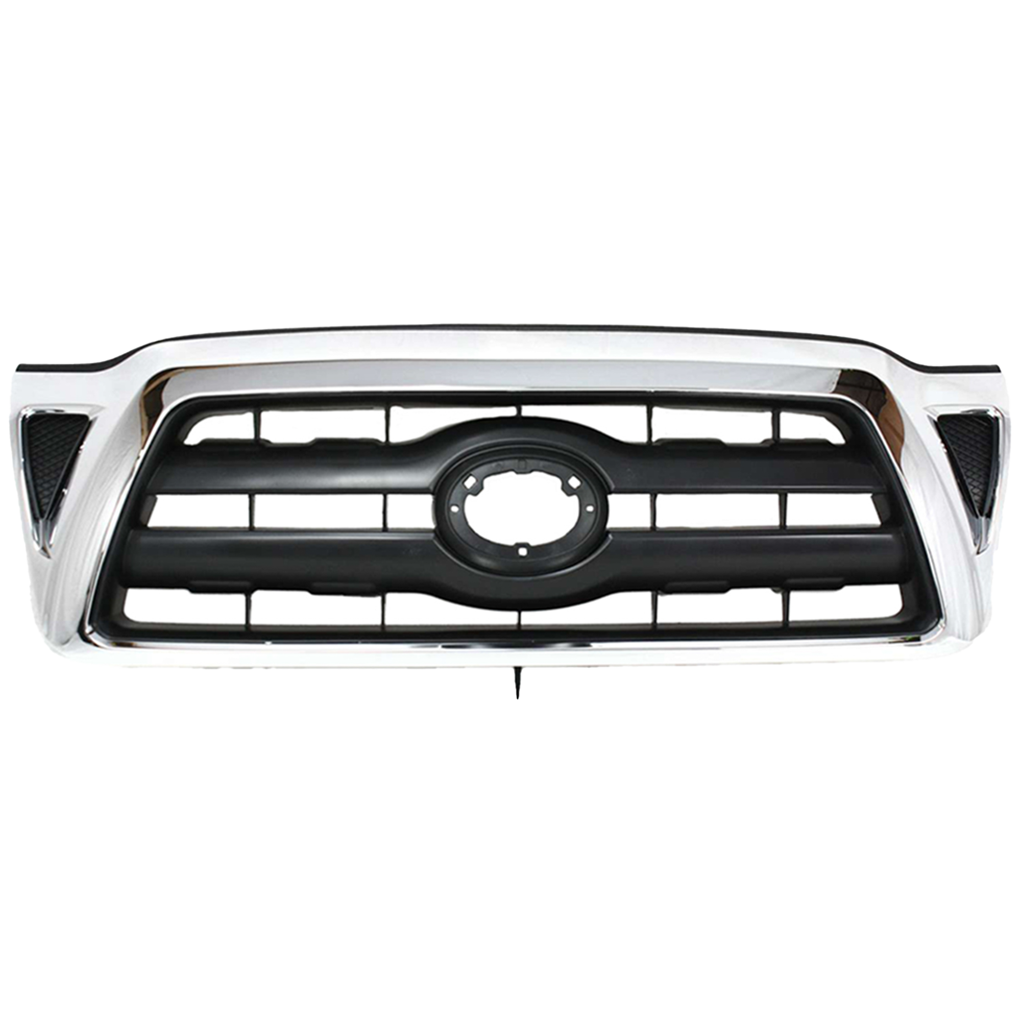 AM TACOMA 05-08 GRILLE Chrome Shell Black Insert SKU T070139 Partslink TO1200268 OEM 5310004360