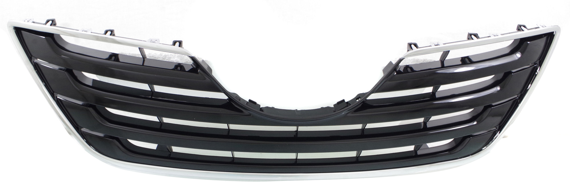 AM CAMRY 07-09 GRILLE ABS Plastic Chrome Shell Painted Blck Insert USA Japan Built XLE Model CAPA SKU T070157Q Partslink TO1200289C OEM 5310106080C0