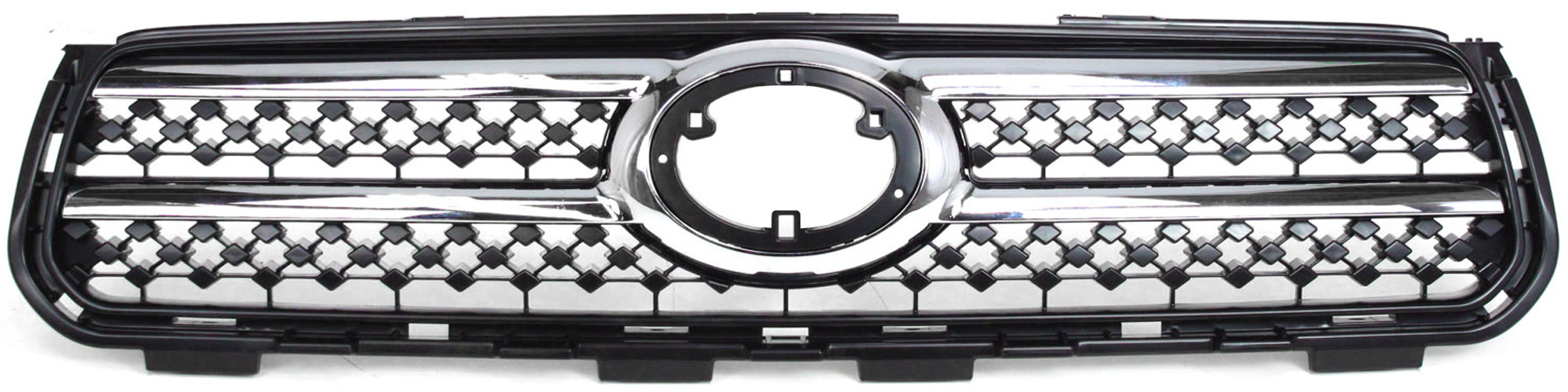 AM RAV4-06-08 GRILLE Black Shell and Insert w Chrome Molding 2.4L Eng Limited Model SKU T070163 Partslink TO1200292 OEM 5310142180
