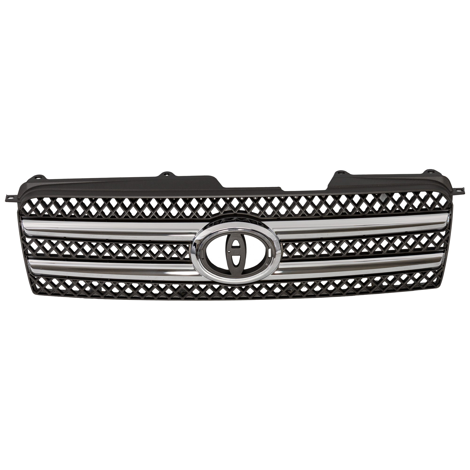 AM HIGHLANDER 06-07 GRILLE ABS Plastic Painted Black Shell and Insert SKU T070164 Partslink TO1200296 OEM 5311148090
