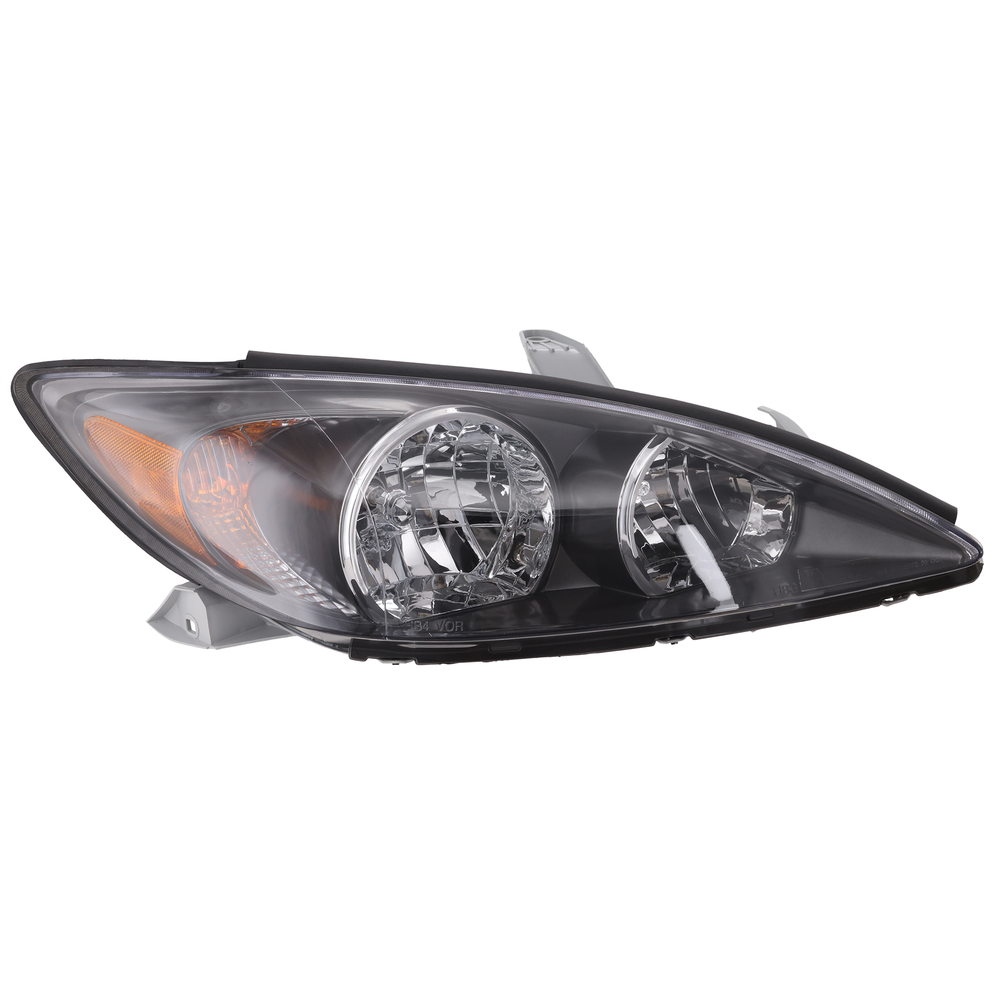 AM CAMRY 02-04 HEAD LAMP RH Assembly Halogen w Black Housing SE Model SKU T100107 Partslink TO2503138 OEM 81110AA070