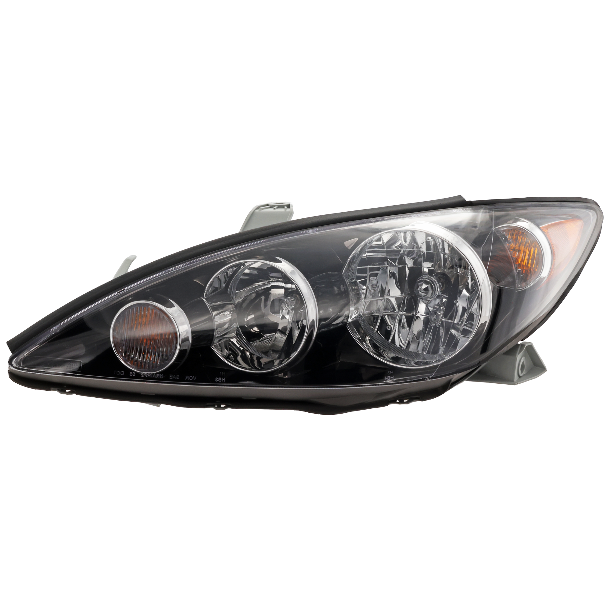 AM CAMRY 05-06 HEAD LAMP LH Assembly Halogen Black Interior SE Model USA Built Vehicle SKU T100122 Partslink TO2502156 OEM 8115006190