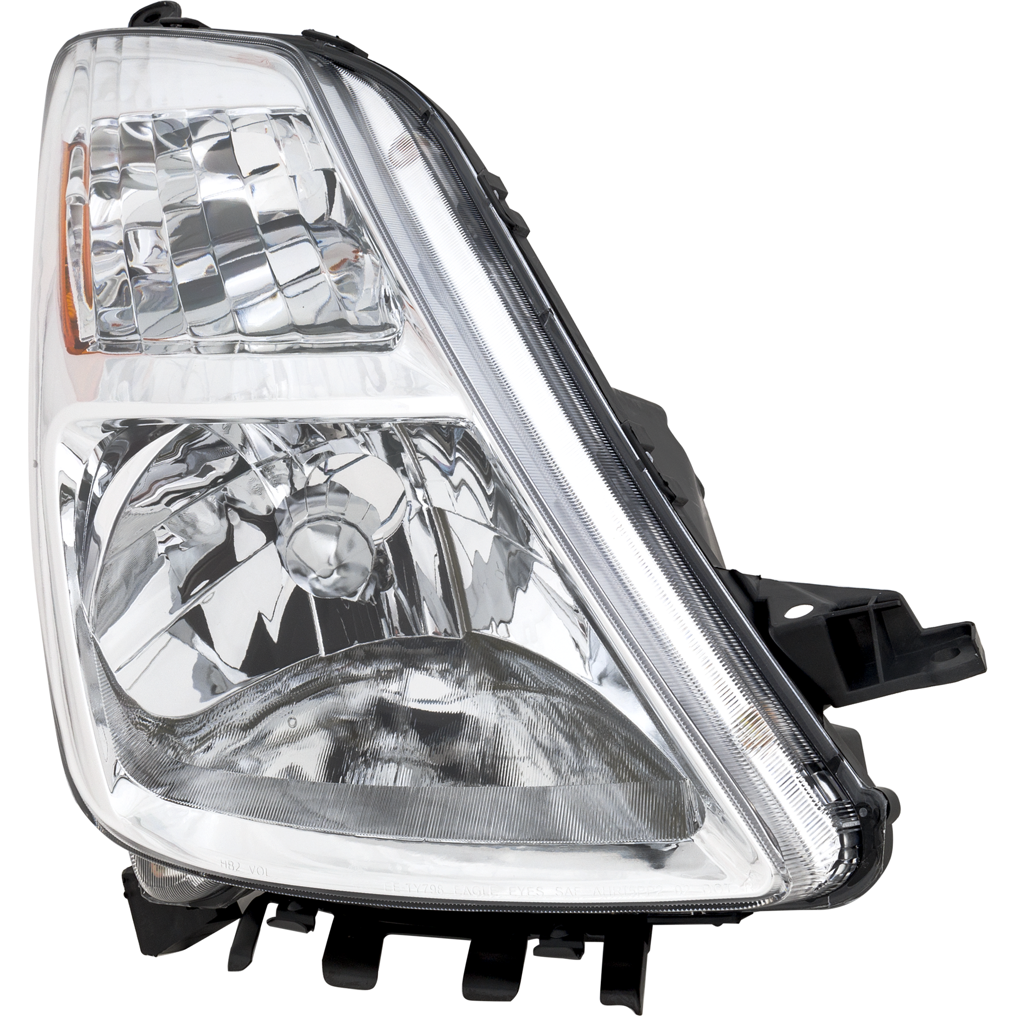 AM PRIUS 04-06 HEAD LAMP RH Lens and Housing Halogen To 11-05 SKU T100153 Partslink TO2503159 OEM 8113047070