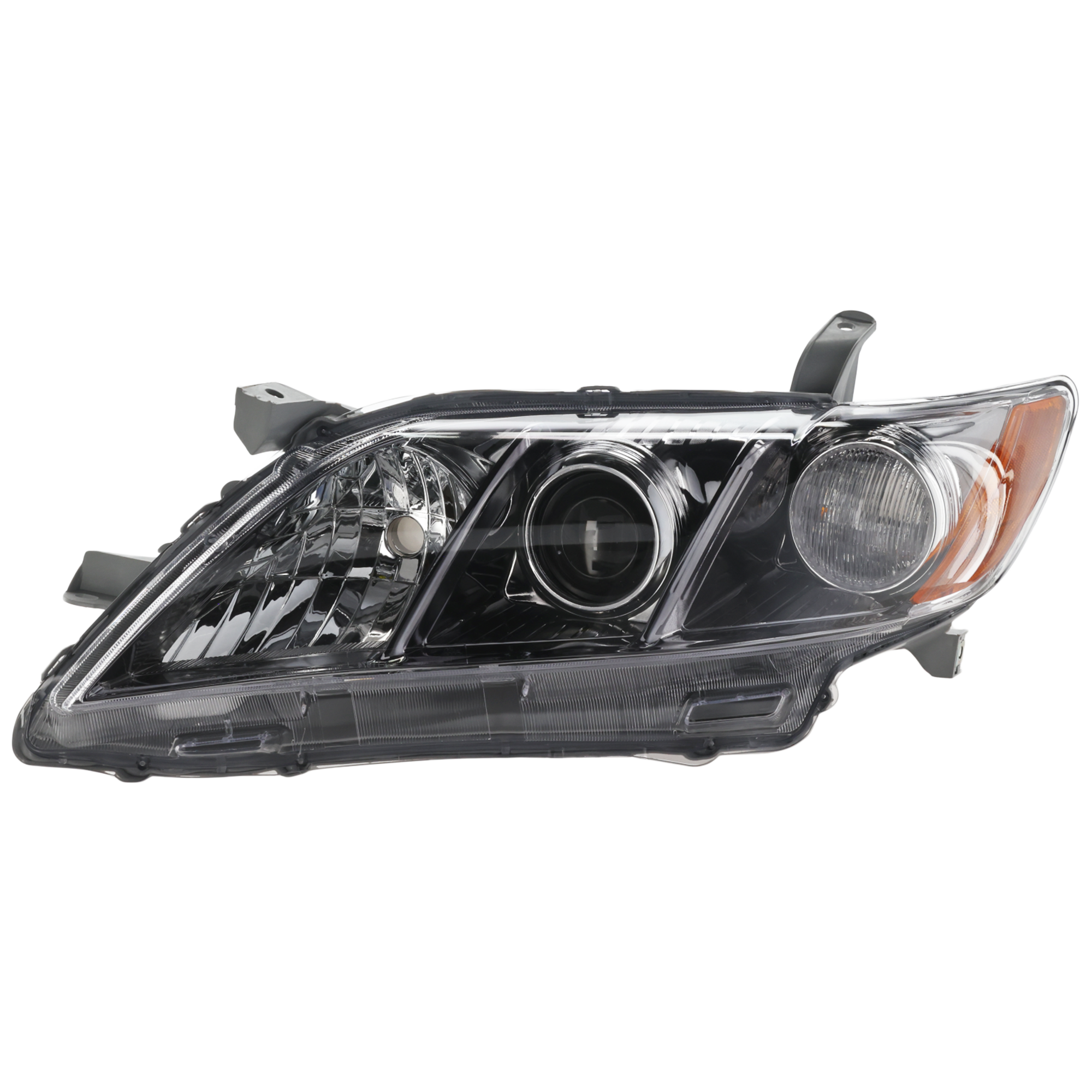 AM CAMRY 07-09 HEAD LAMP LH Lens and Housing SE Model USA Built Vehicle CAPA SKU T100174Q Partslink TO2518130C OEM 8117006212