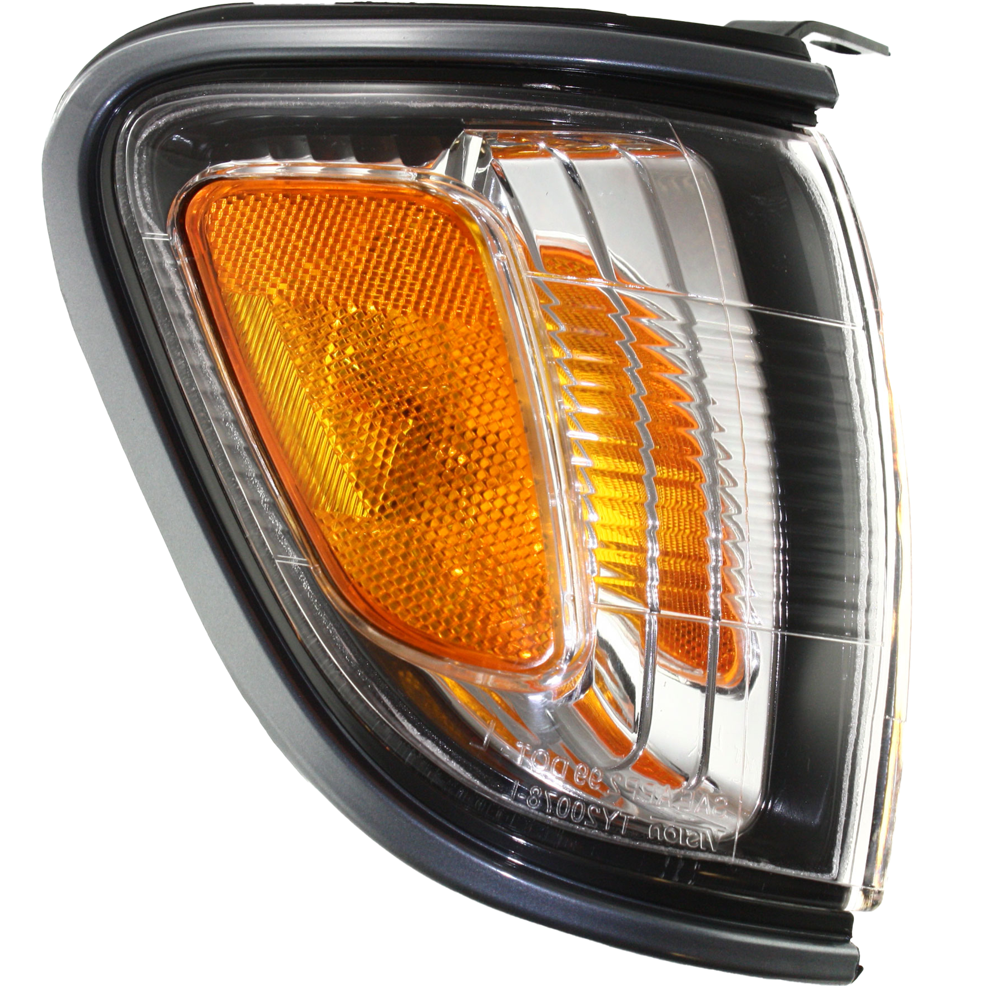 AM TACOMA 01-04 CORNER LAMP RH Assembly Park Lamp w Dark Gray Trim SKU T104103 Partslink TO2521160 OEM 8161004070