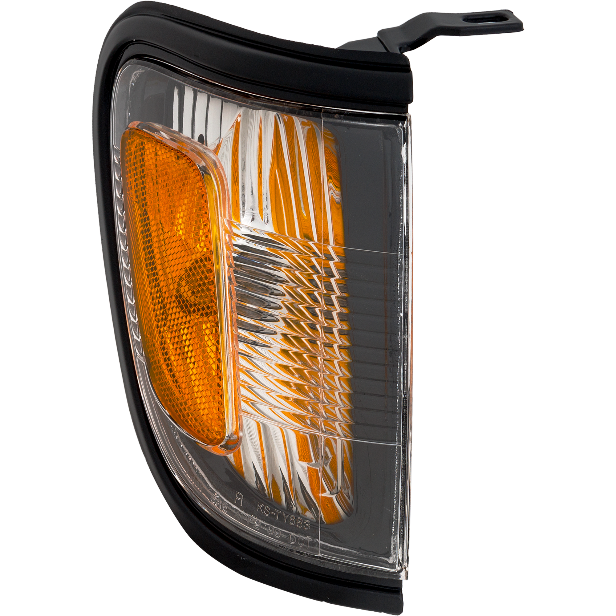 AM TACOMA 01-04 CORNER LAMP RH Assembly Park Lamp w Black Trim SKU T104105 Partslink TO2521163 OEM 8161004090C0