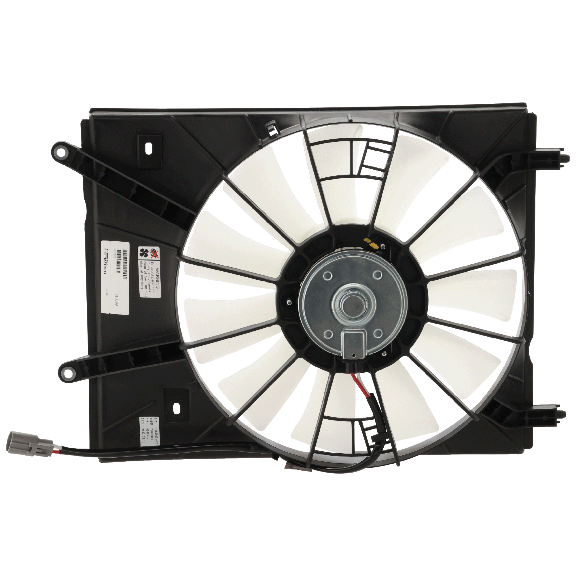 AM SIENNA 98-03 RADIATOR FAN SHROUD ASSEMBLY LH SKU T160922 Partslink TO3115121 OEM 163610A090