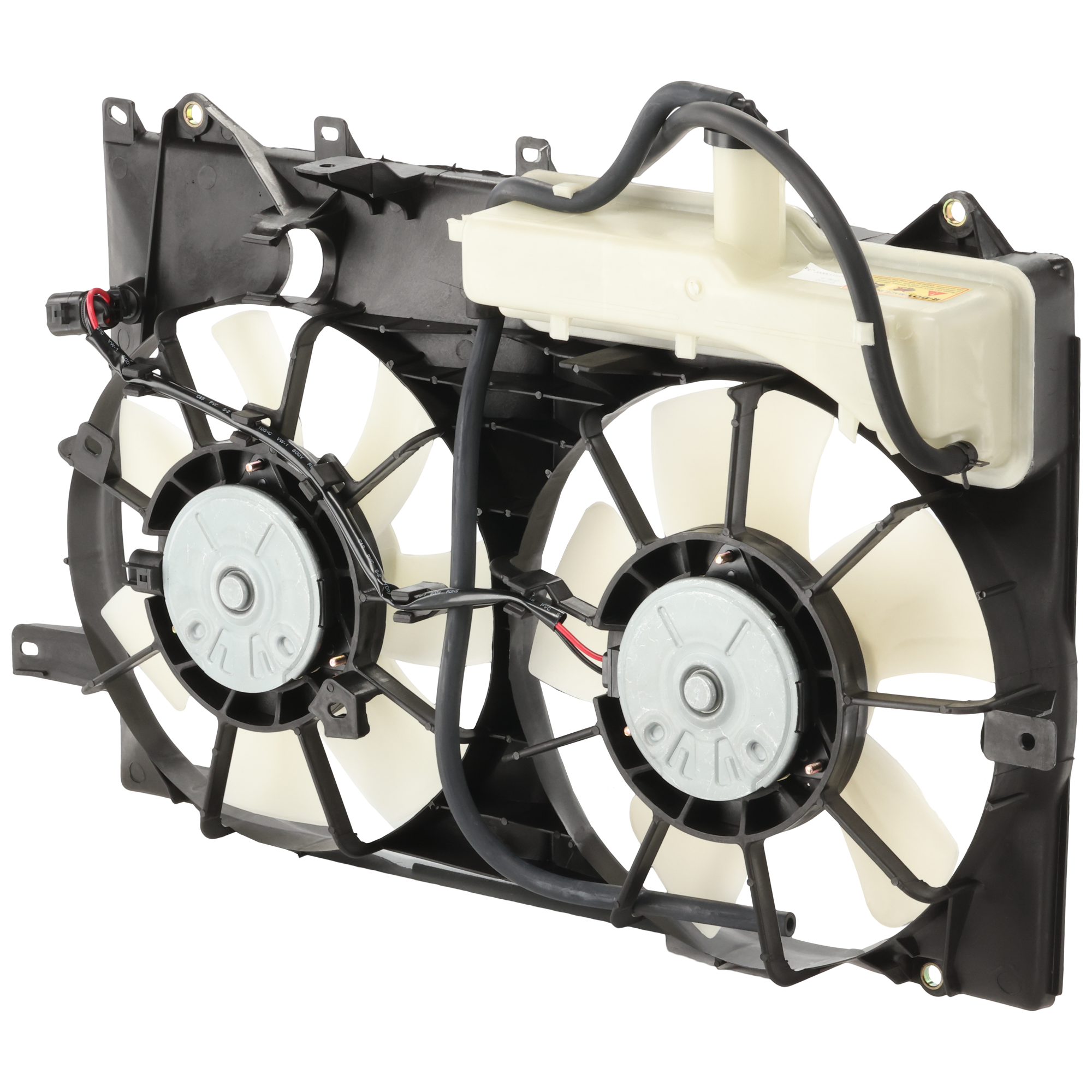 AM PRIUS 04-09 RADIATOR FAN SHROUD ASSEMBLY Includes Coolant tank SKU T160933 Partslink TO3117100 OEM 1671121100