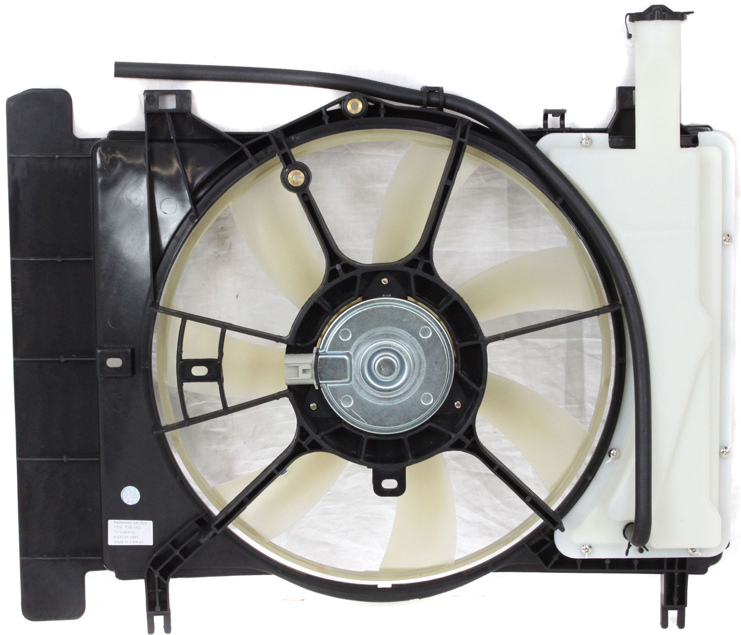 AM YARIS 07-19 RADIATOR FAN ASSEMBLY Hatchback Sedan 07-12 Includes Coolant tank SKU T160934 Partslink TO3115145 OEM 1671121110