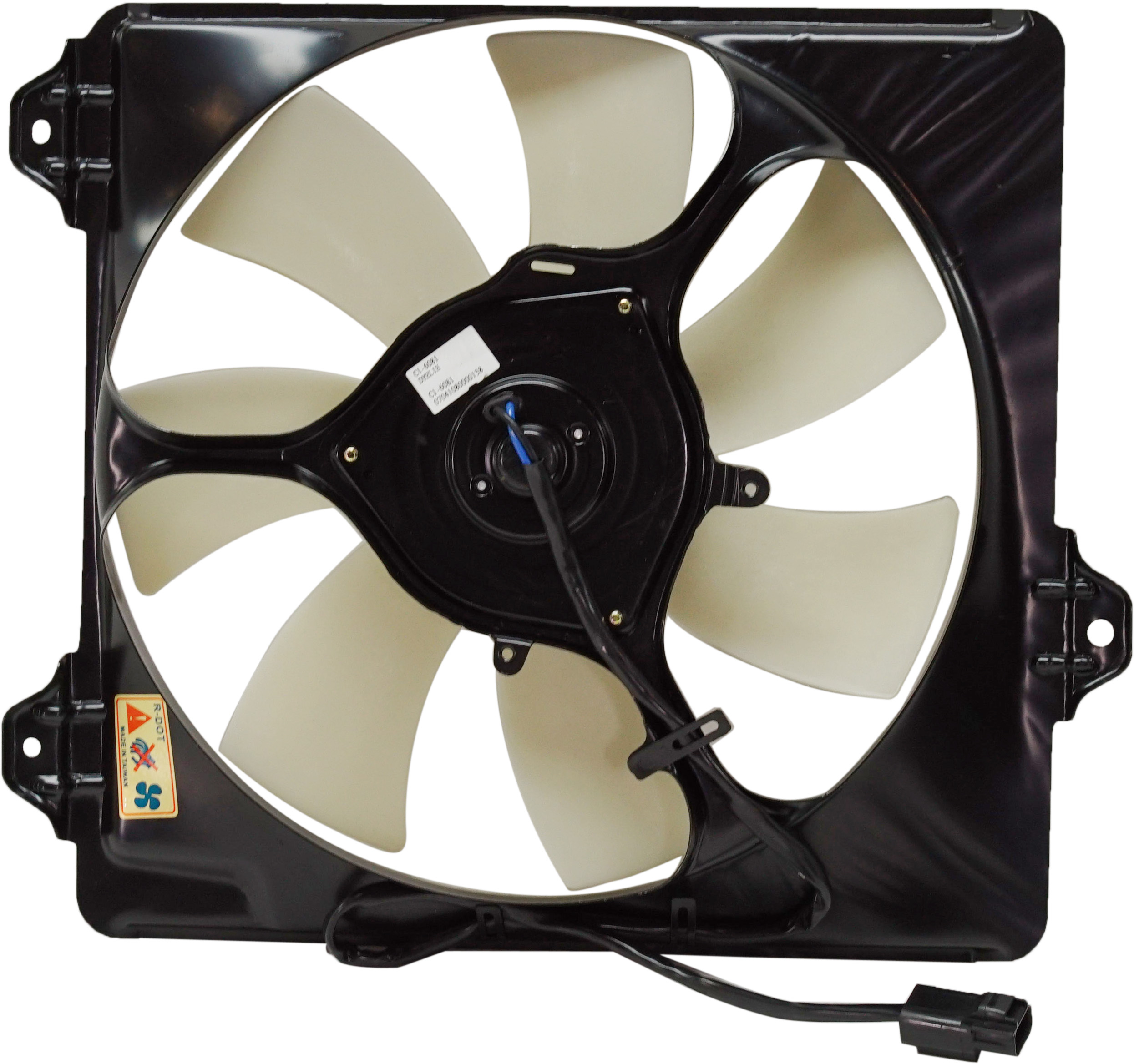 AM RAV4-01-05 A C FAN SHROUD ASSEMBLY Right SKU T190903 Partslink TO3115127 OEM 1671128180