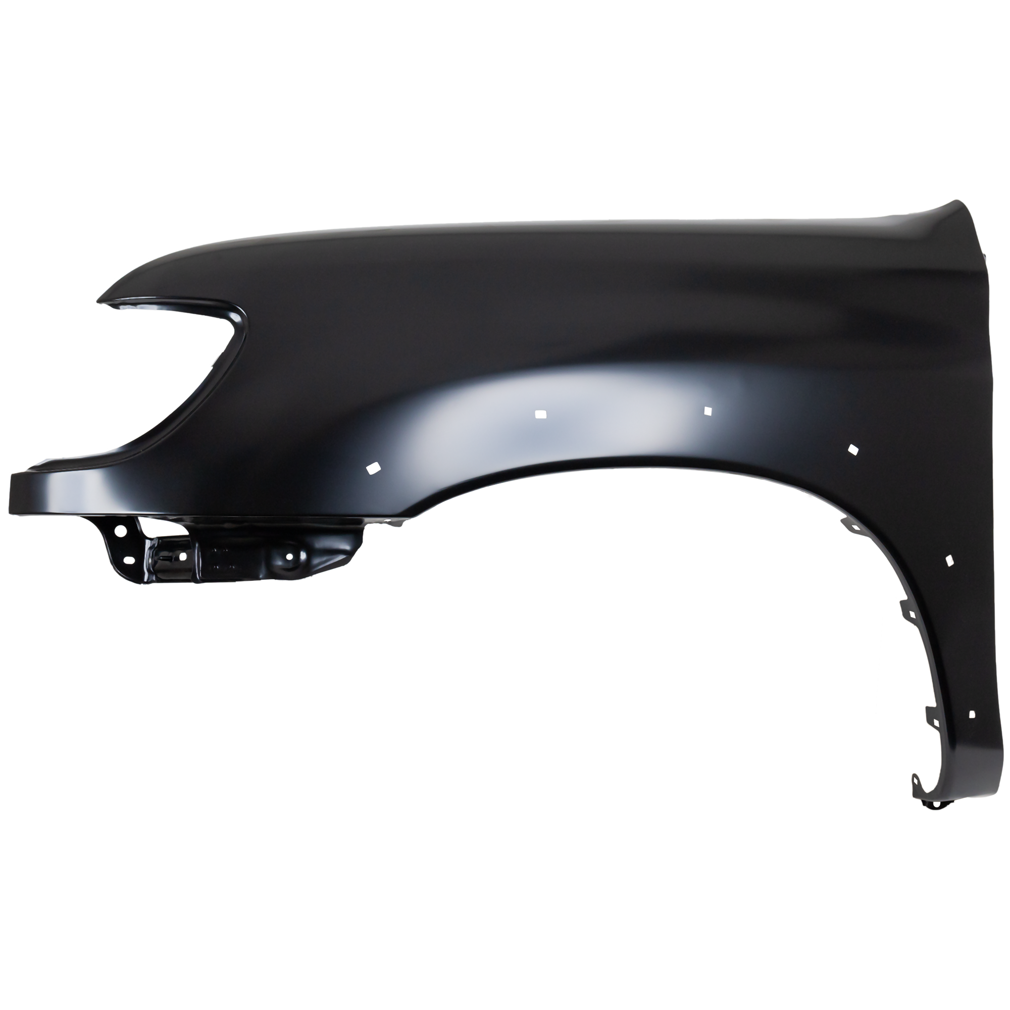AM TUNDRA 00-06 FRONT FENDER LH Primed Standard Cab Pickup Regular Cab Extended Cab Pickup Access Cab w Flare Holes SKU T220104 Partslink TO1240176 OEM 538020C041