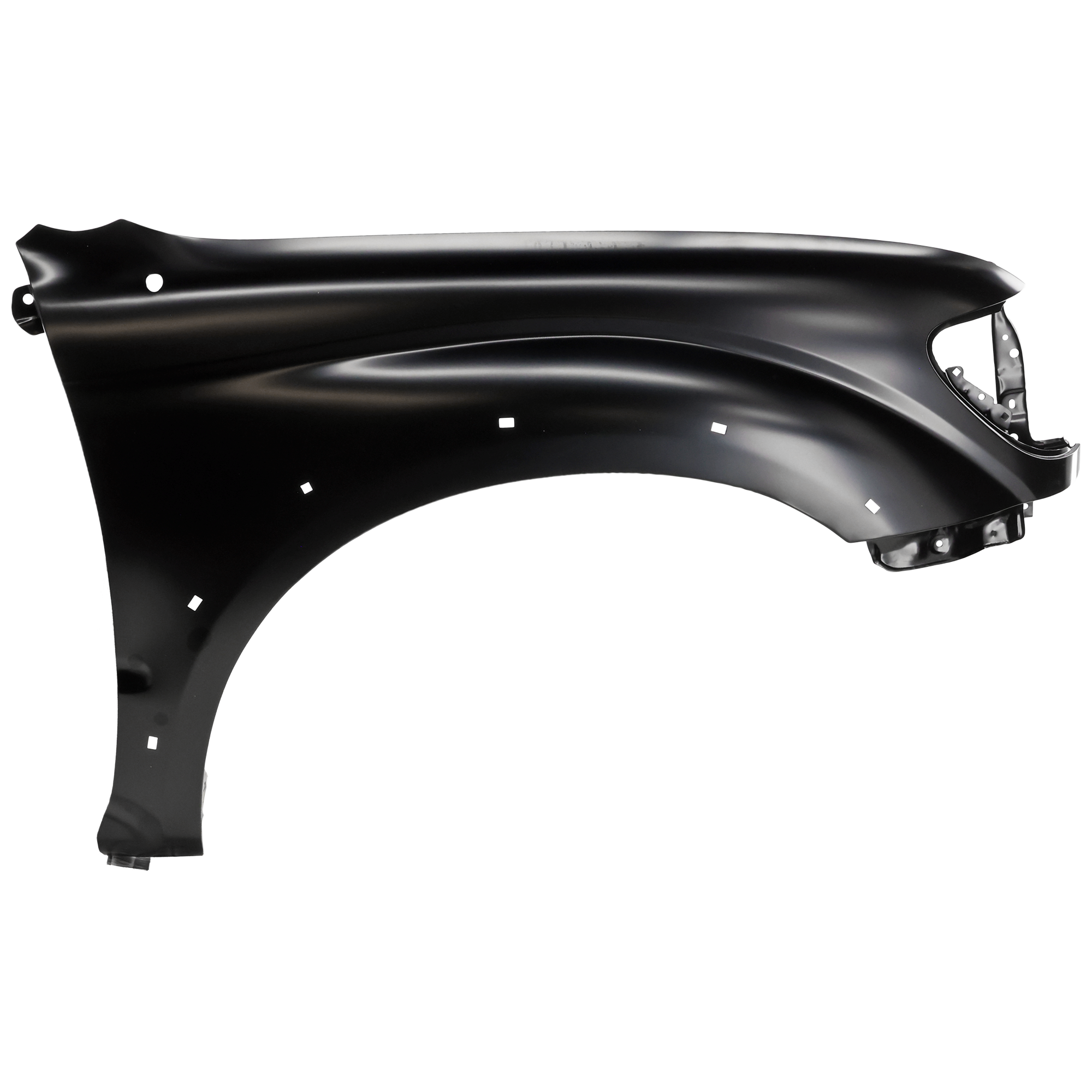 AM TACOMA 01-04 FRONT FENDER RH Primed Styleside w Fender Flare Holes SKU T220125 Partslink TO1241188 OEM 5380104060