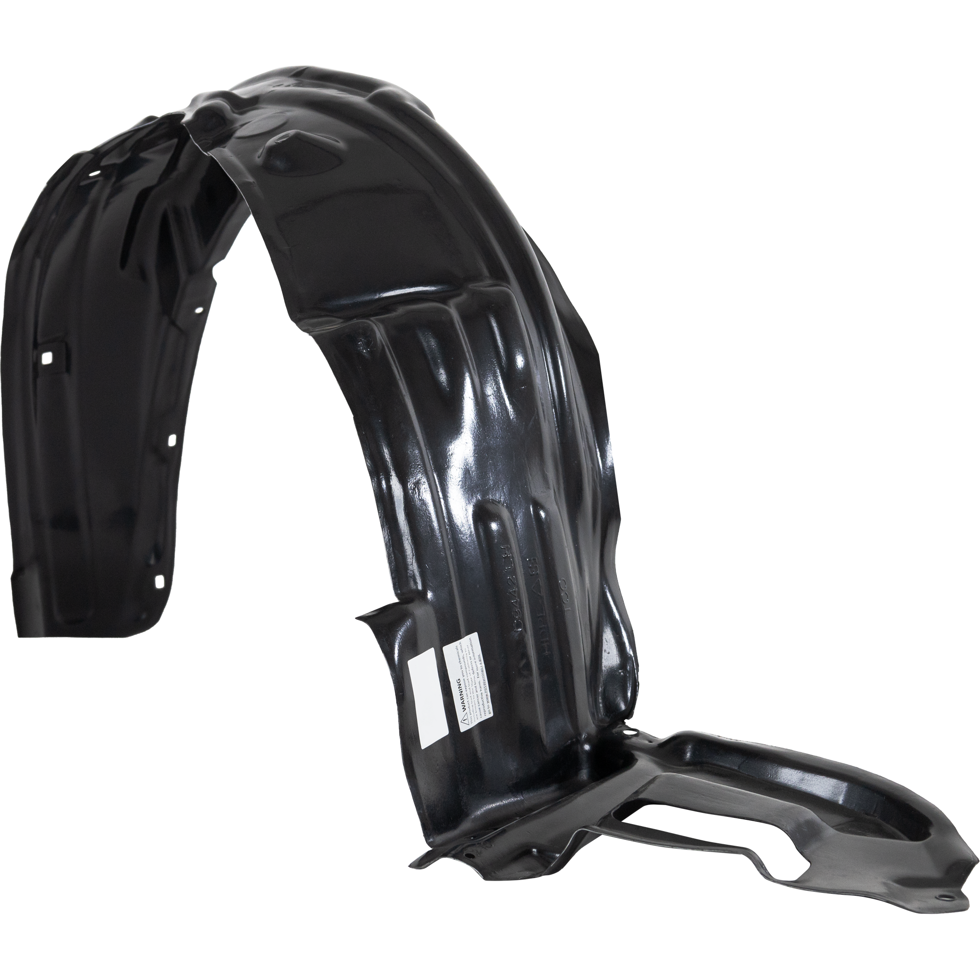 AM COROLLA 03-08 FRONT FENDER LINER LH SKU T222116 Partslink TO1248119 OEM 5387602090