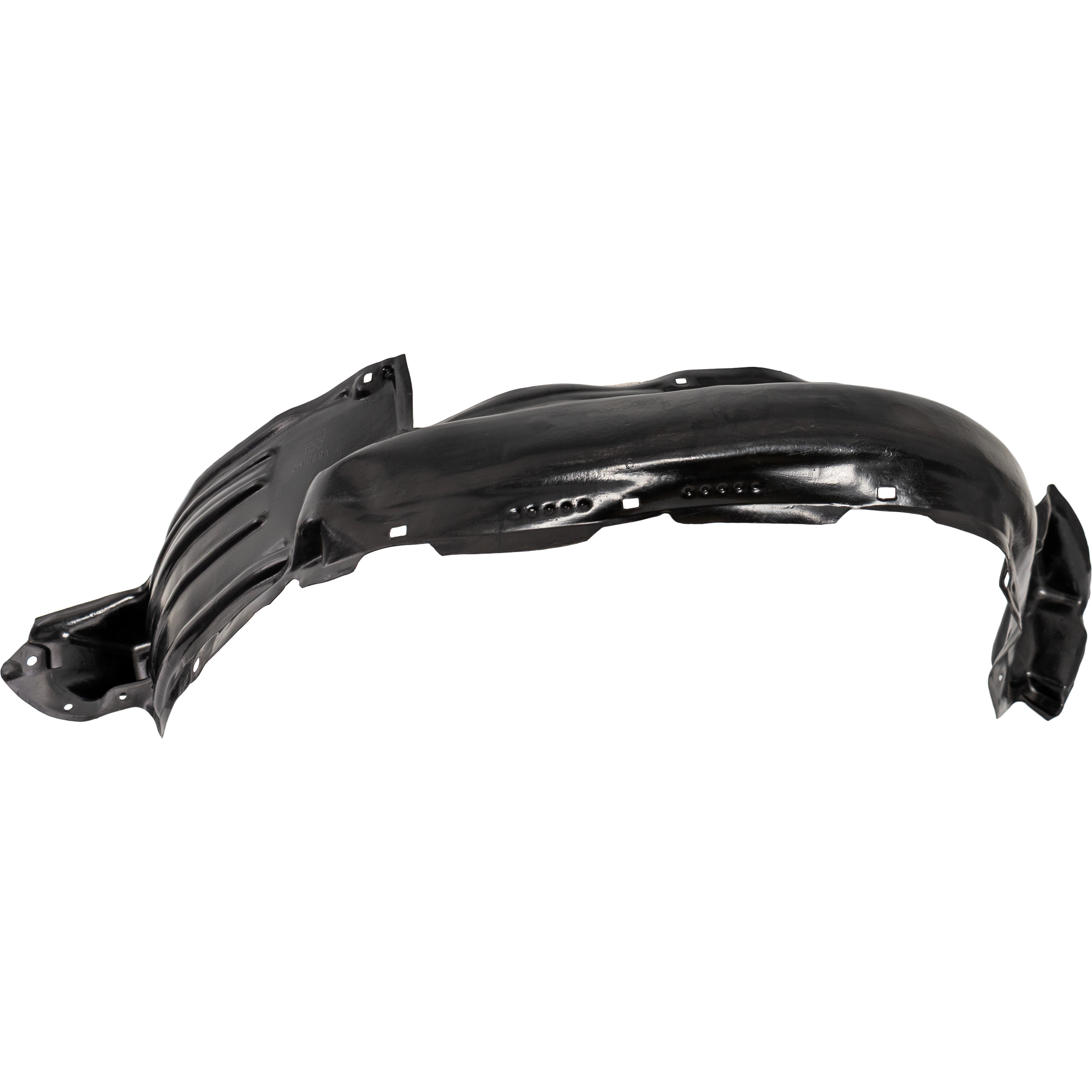 AM TACOMA 05-11 FRONT FENDER LINER LH Plastic Vacuum Form 2WD X Runner Model SKU T222156 Partslink TO1248134 OEM 5387604150