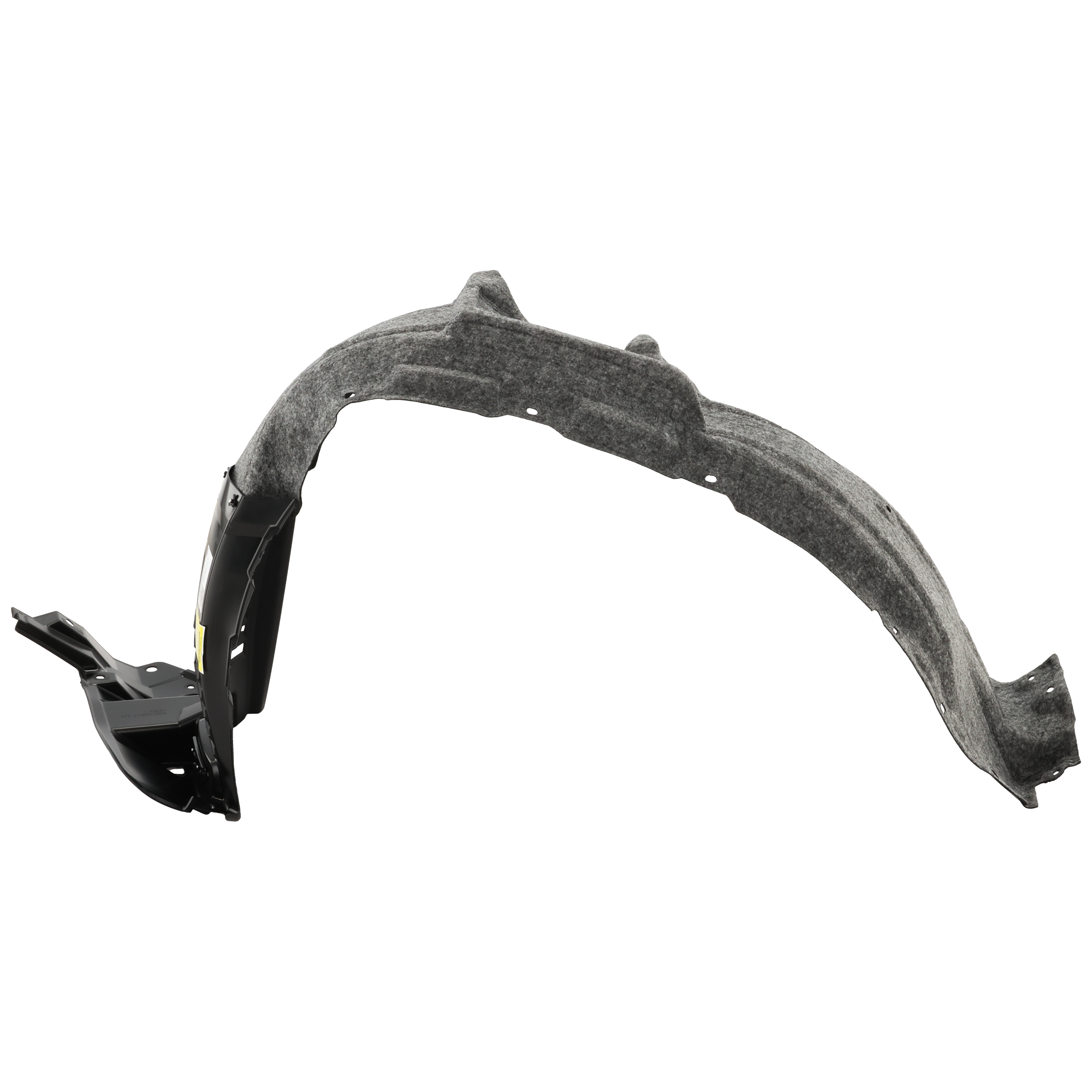 AM YARIS 07-12 FRONT FENDER LINER RH Plastic Vacuum Form Sedan SKU T222169 Partslink TO1251120 OEM 5387552180