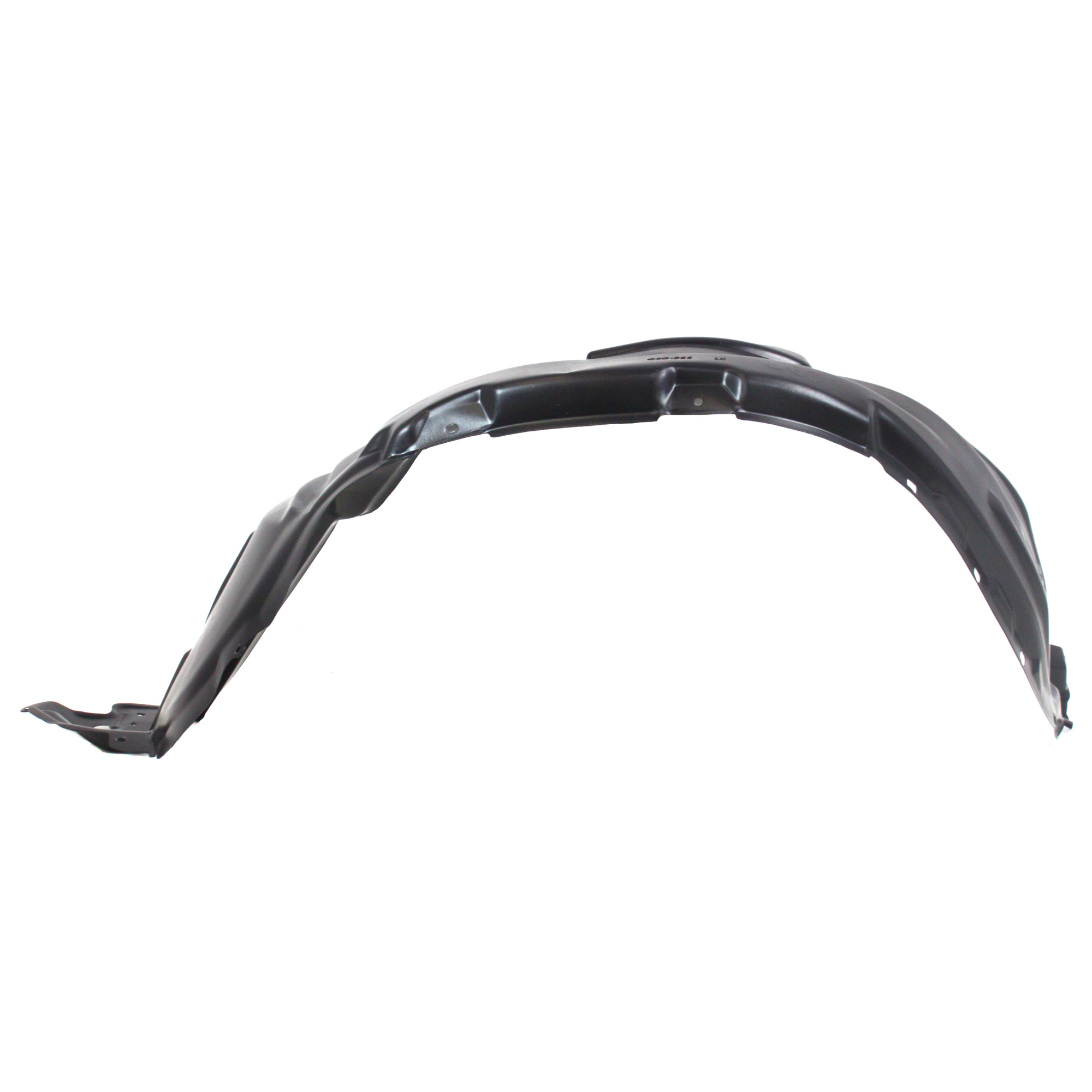 AM RAV4-06-12 FRONT FENDER LINER LH Plastic Vacuum Form North America Built Vehicle w o Wheel Opening Flares CAPA SKU T222182Q Partslink TO1248143C OEM 5387642064