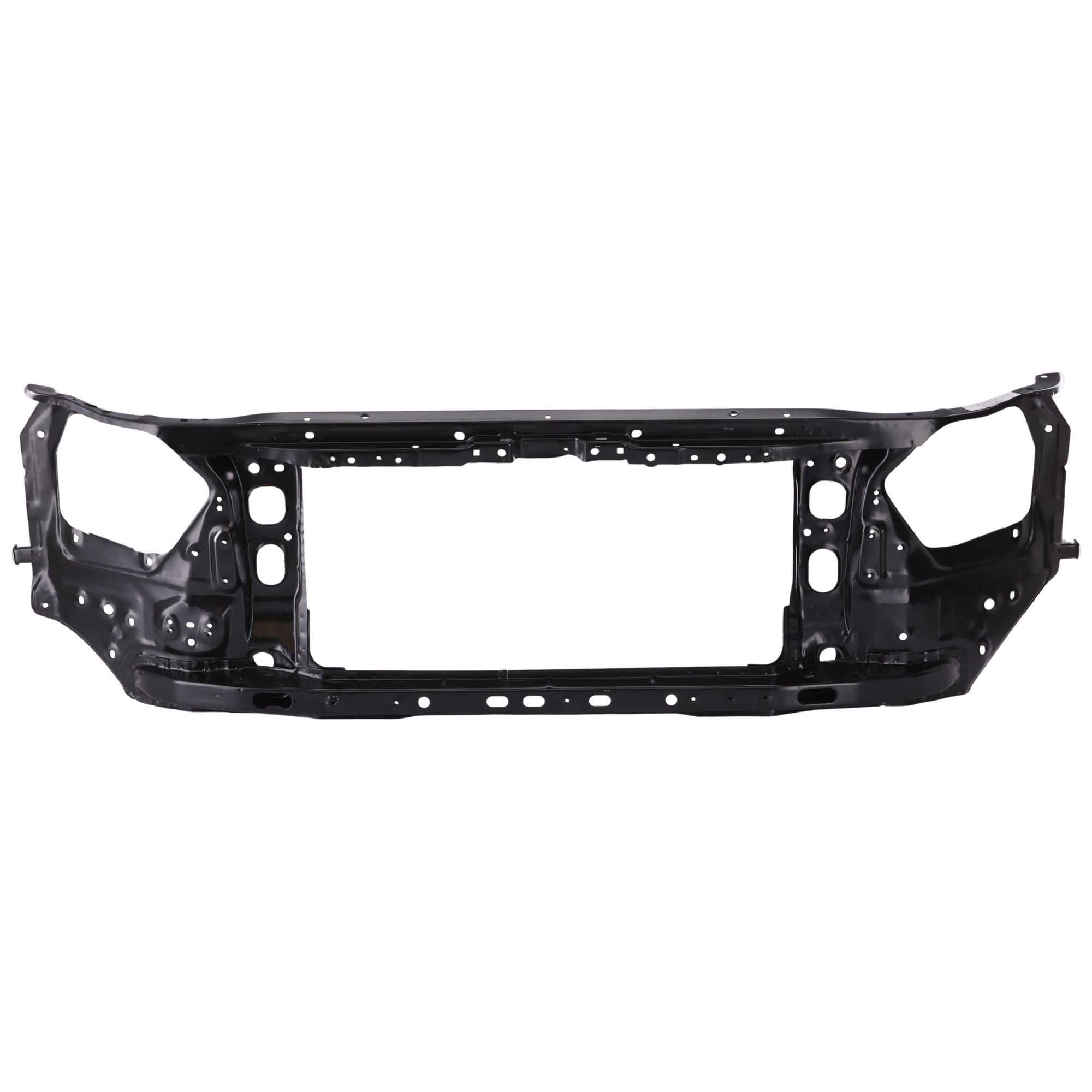 AM 4RUNNER 03-05 RADIATOR SUPPORT Assembly Black Steel 6Cyl 8Cyl SKU T250114 Partslink TO1225238 OEM 5320135211