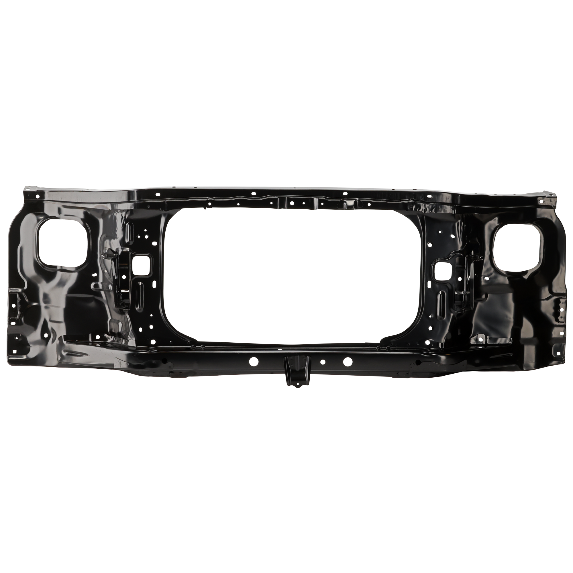 AM TUNDRA 04-06 RADIATOR SUPPORT Assembly Black Steel 8 Cyl Double Cab SKU T250135 Partslink TO1225279 OEM 532010C030