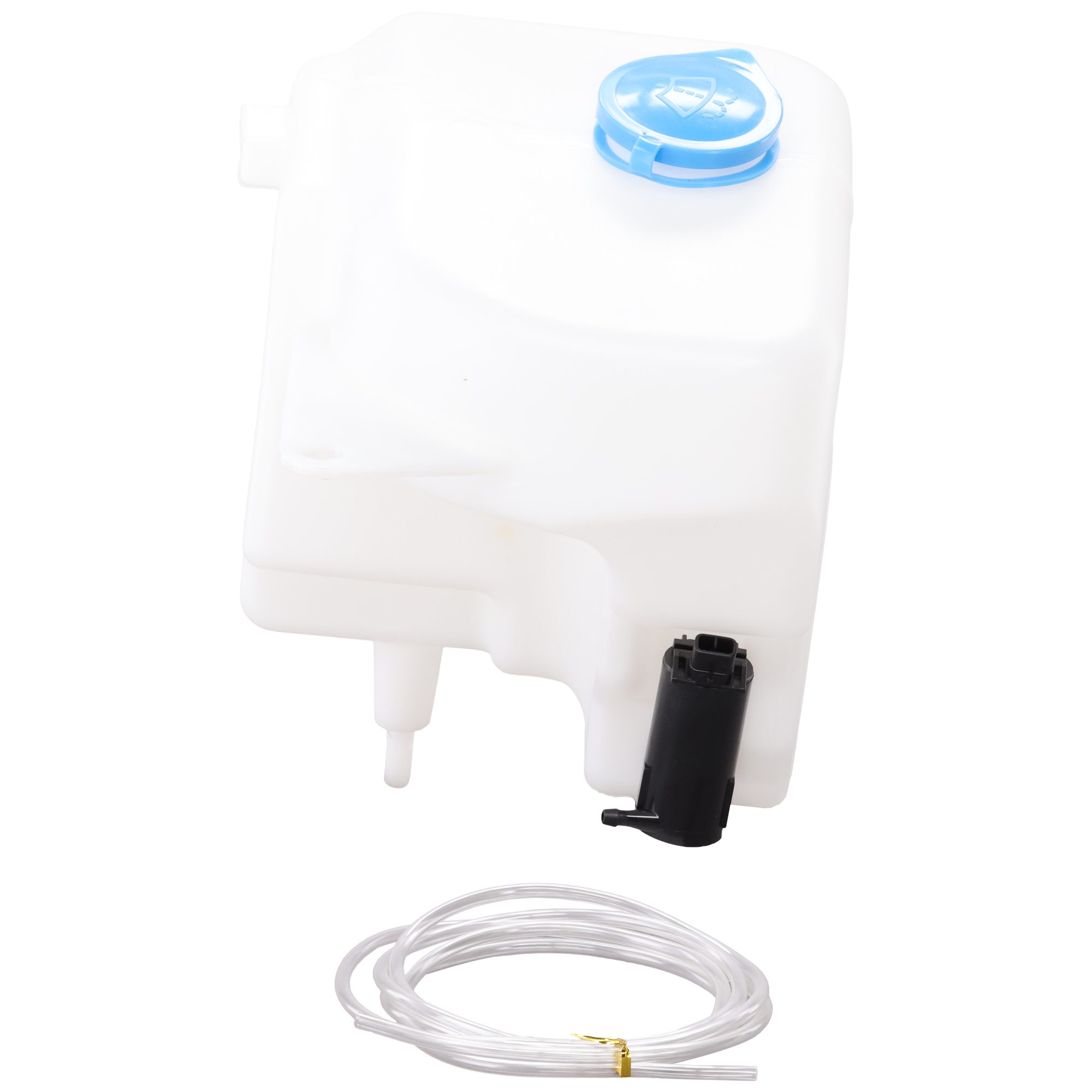 AM COROLLA 98-02 WASHER RESERVOIR Assy w Pump and Cap w ABS Type USA Built SKU T370504 Partslink TO1288141 OEM 8531502030 PFM