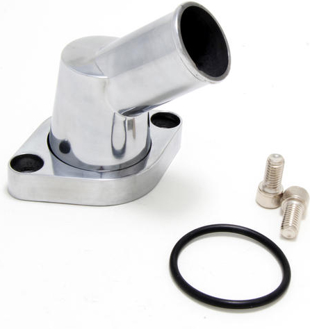 AM LATE CHEVY POLISHED ALUMINUM WATER NECK SKU T376003