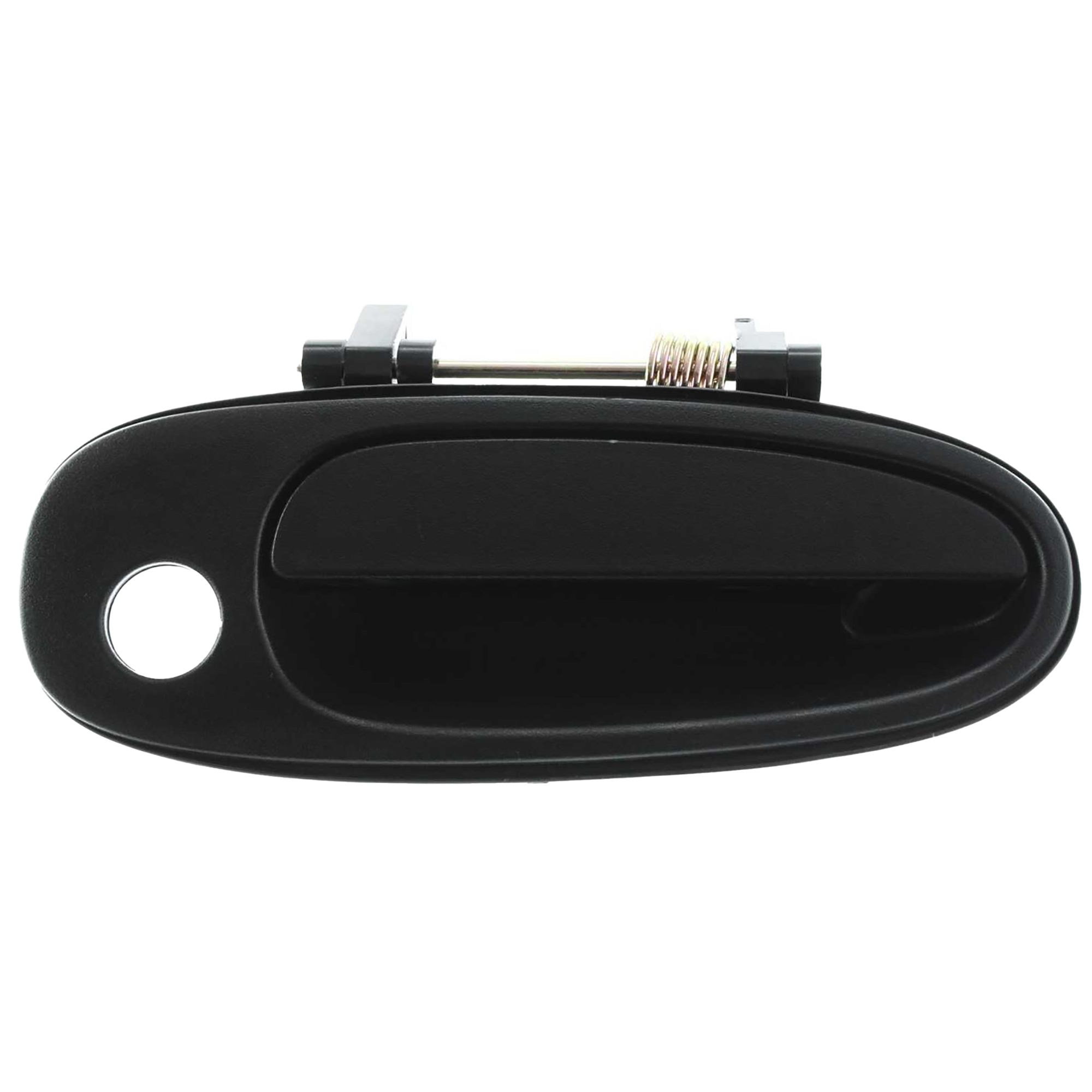 AM COROLLA 93-97 RAV4-96-00 FRONT EXTERIOR DOOR HANDLE RH Textured Black w Keyhole Plastic SKU T462101 Partslink TO1311102 OEM 6921012160-94852495-94856402