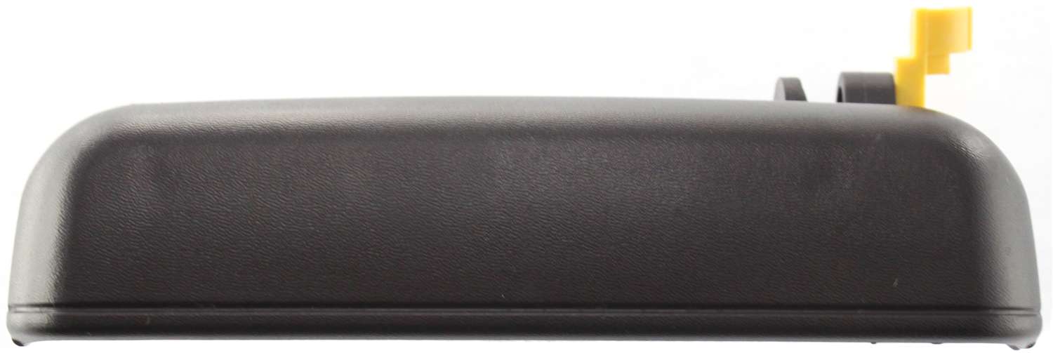 AM TERCEL 95-99 FRONT EXTERIOR DOOR HANDLE LH Plastic Textured Black w o Keyhole SKU T462104 Partslink TO1310103 OEM 6922016120