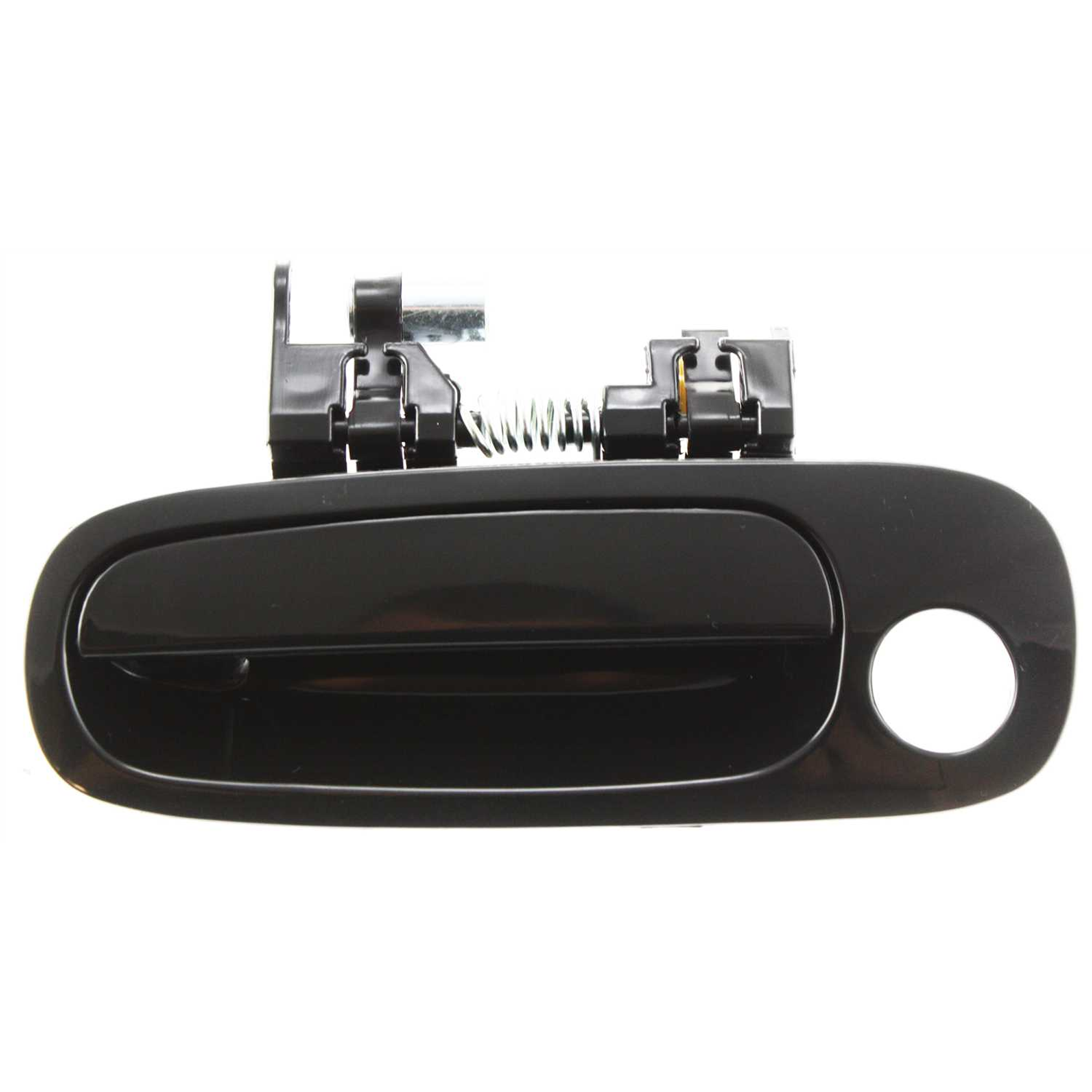 AM COROLLA PRIZM 98-02 FRONT EXTERIOR DOOR HANDLE LH Smooth Black w Keyhole SKU T462144 OEM 94857481 PFM