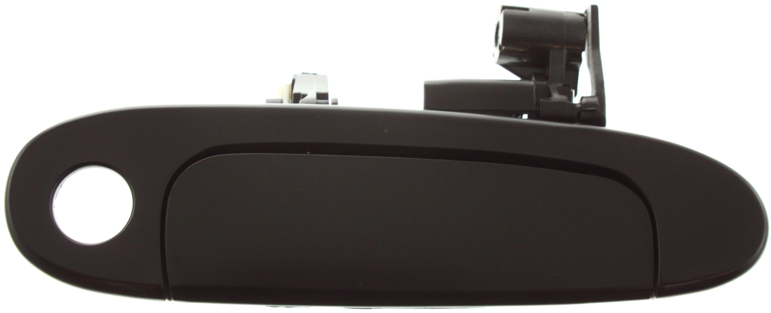 AM ECHO 00-05 FRONT EXTERIOR DOOR HANDLE RH Smooth Black w Keyhole SKU T462147 Partslink TO1311118 OEM 6921052010-6921052020C0