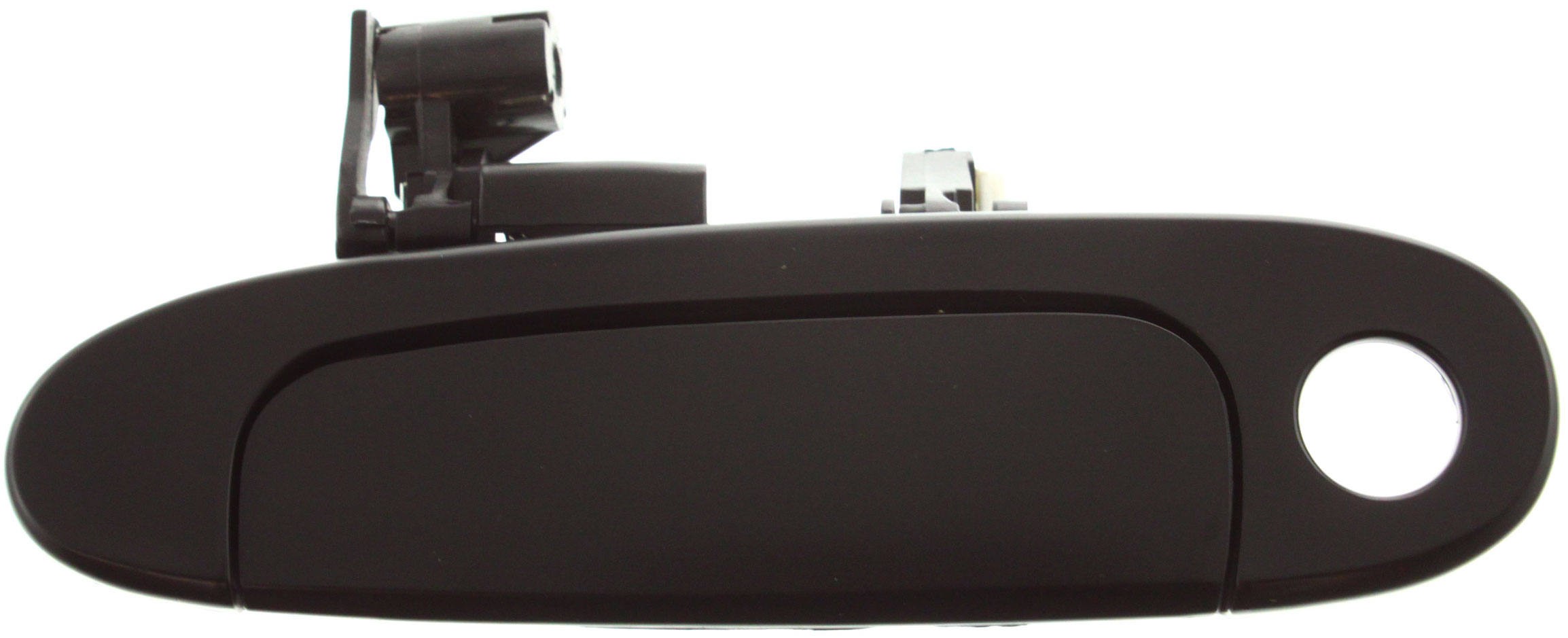 AM ECHO 00-05 FRONT EXTERIOR DOOR HANDLE LH Smooth Black w Keyhole SKU T462148 Partslink TO1310118 OEM 6922052010-6922052020C0