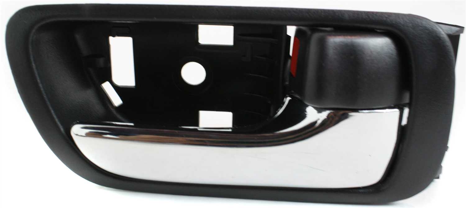 AM CAMRY 02-06 FRONT INTERIOR DOOR HANDLE RH Textured Black With Chrome Lever Japan USA Built Vehicle =REAR SKU T462165 Partslink IDH010122 OEM 69205AA030B0