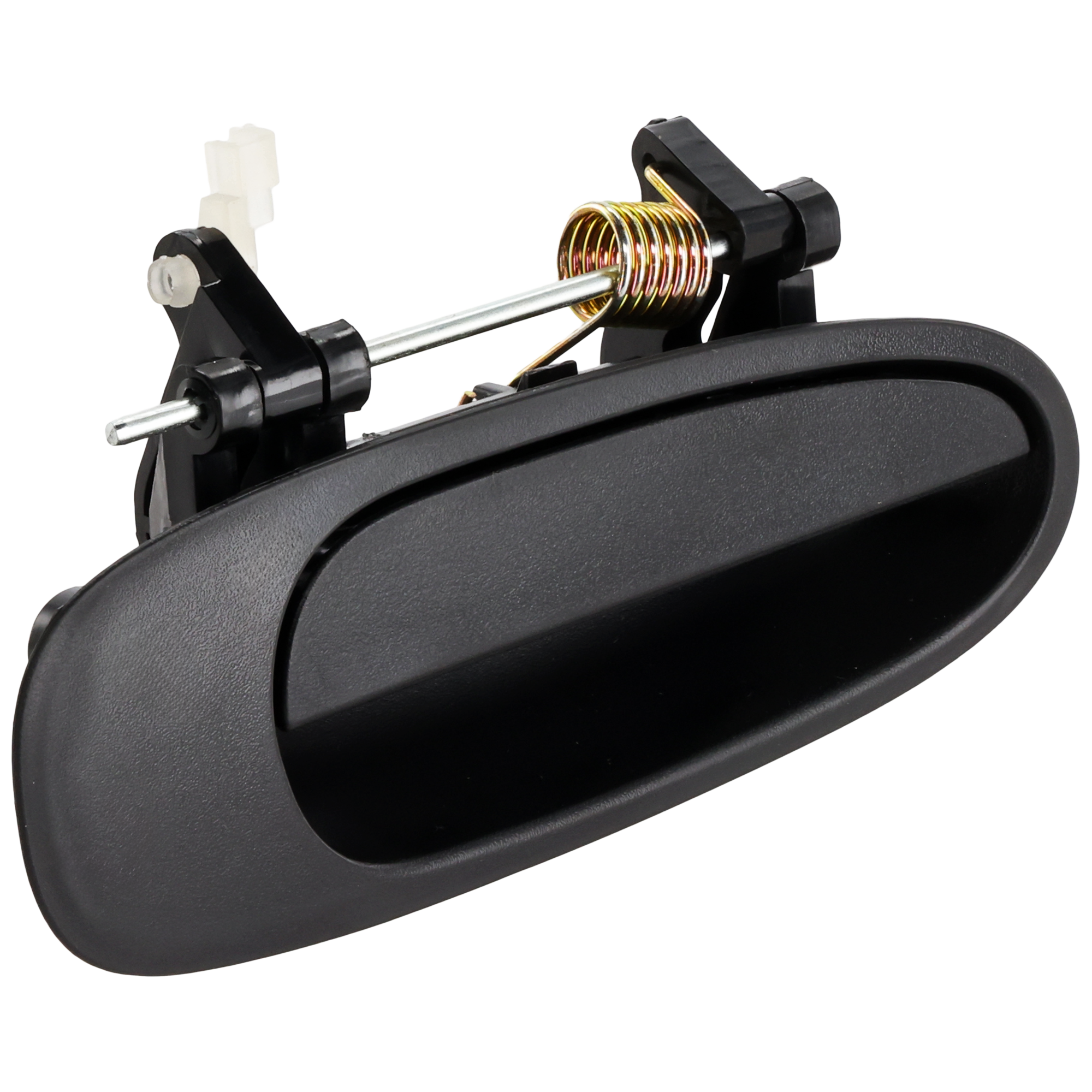 AM COROLLA 93-97 RAV4-96-00 REAR EXTERIOR DOOR HANDLE RH Textured Black Plastic SKU T491301 Partslink TO1521105 OEM 6923012140-6923012150