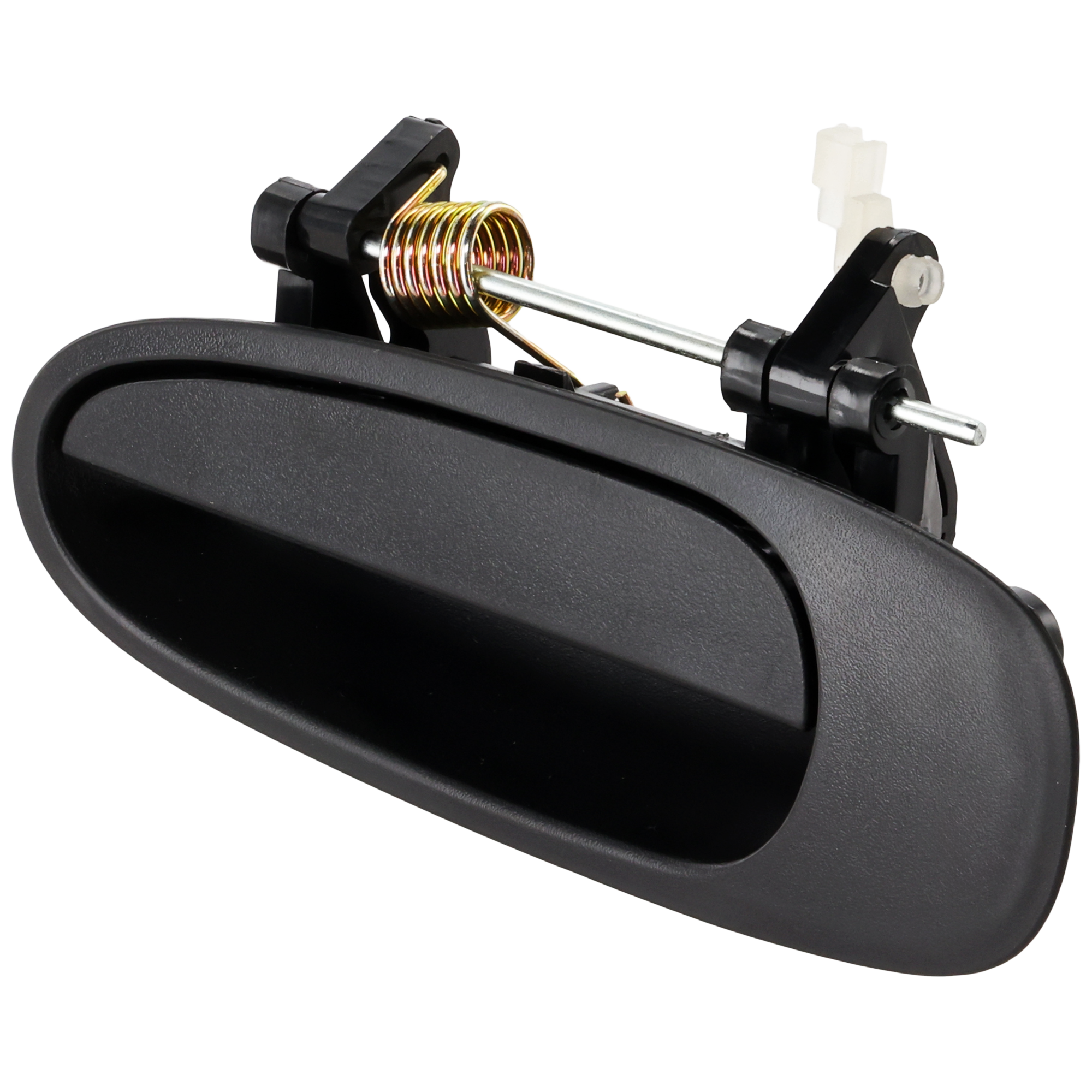 AM COROLLA 93-97 RAV4-96-00 REAR EXTERIOR DOOR HANDLE LH Textured Black Plastic SKU T491302 Partslink TO1520105 OEM 6924012140-6924012150
