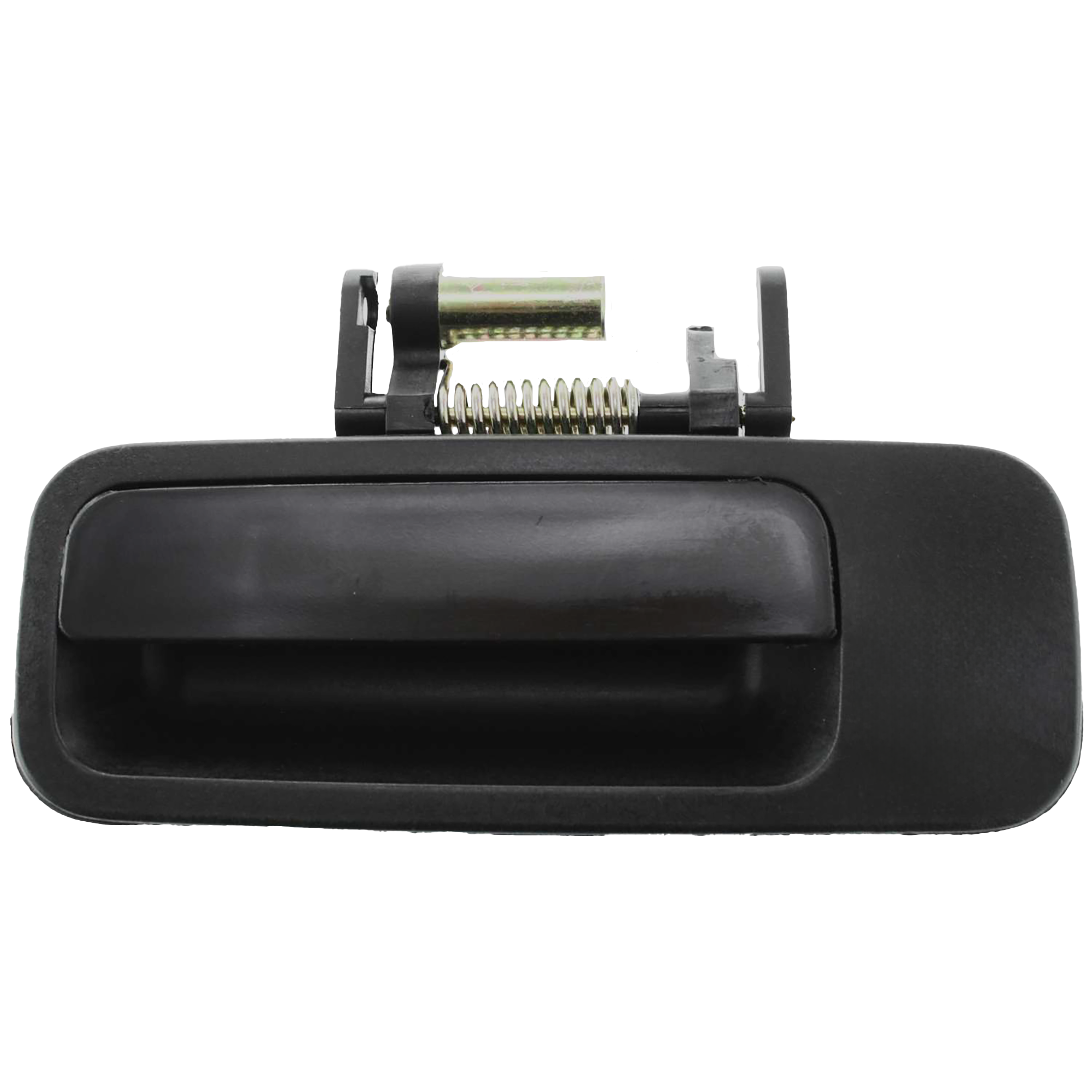 AM CAMRY ES300-97-01 REAR EXTERIOR DOOR HANDLE LH Smooth Black Plastic USA Built SKU T491308 Partslink TO1520122 OEM 69240AA010C0-6924033040C0