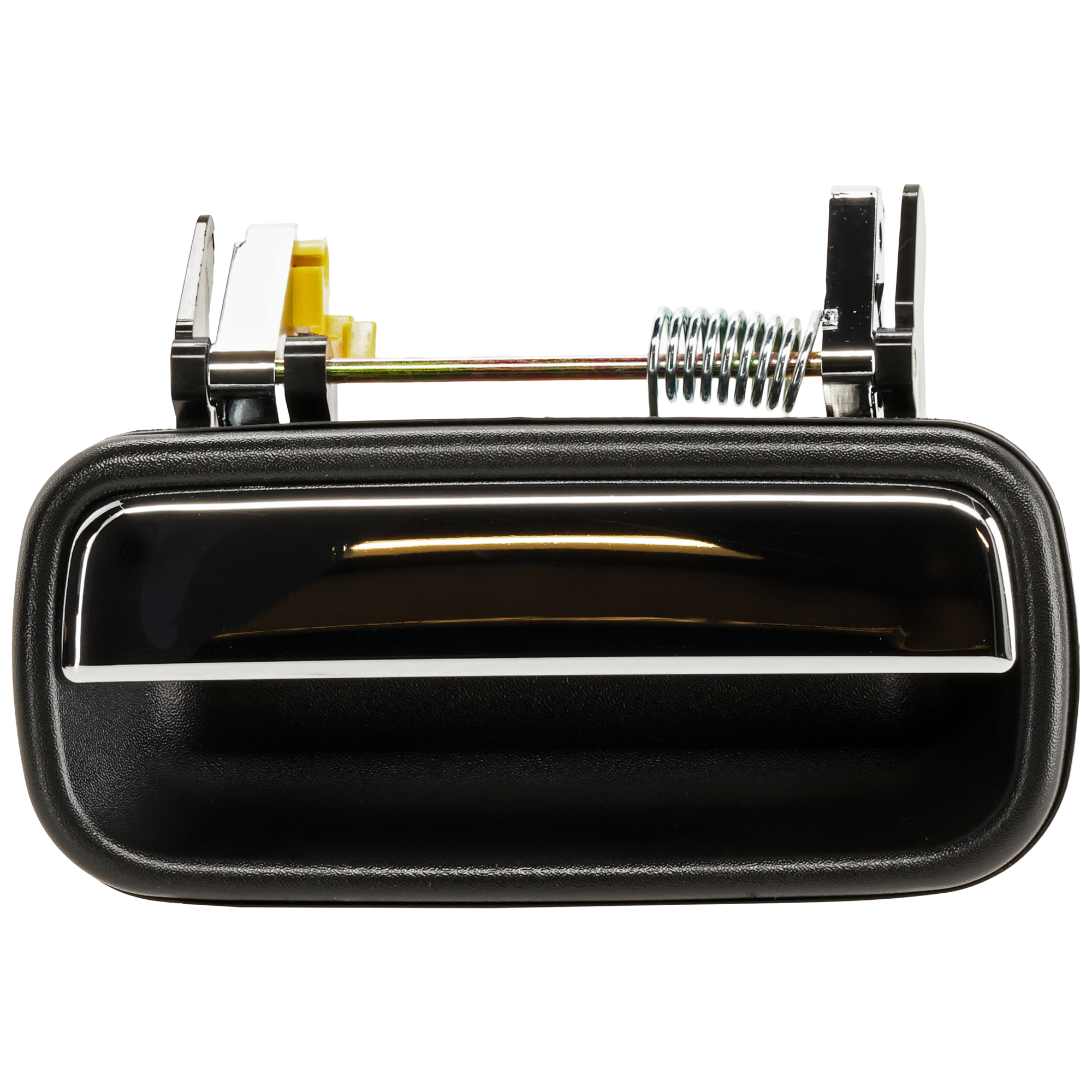 AM TACOMA 01-04 REAR EXTERIOR DOOR HANDLE RH Textured Black+Chrome Lever SKU T491325 Partslink TO1521112 OEM 6923035070