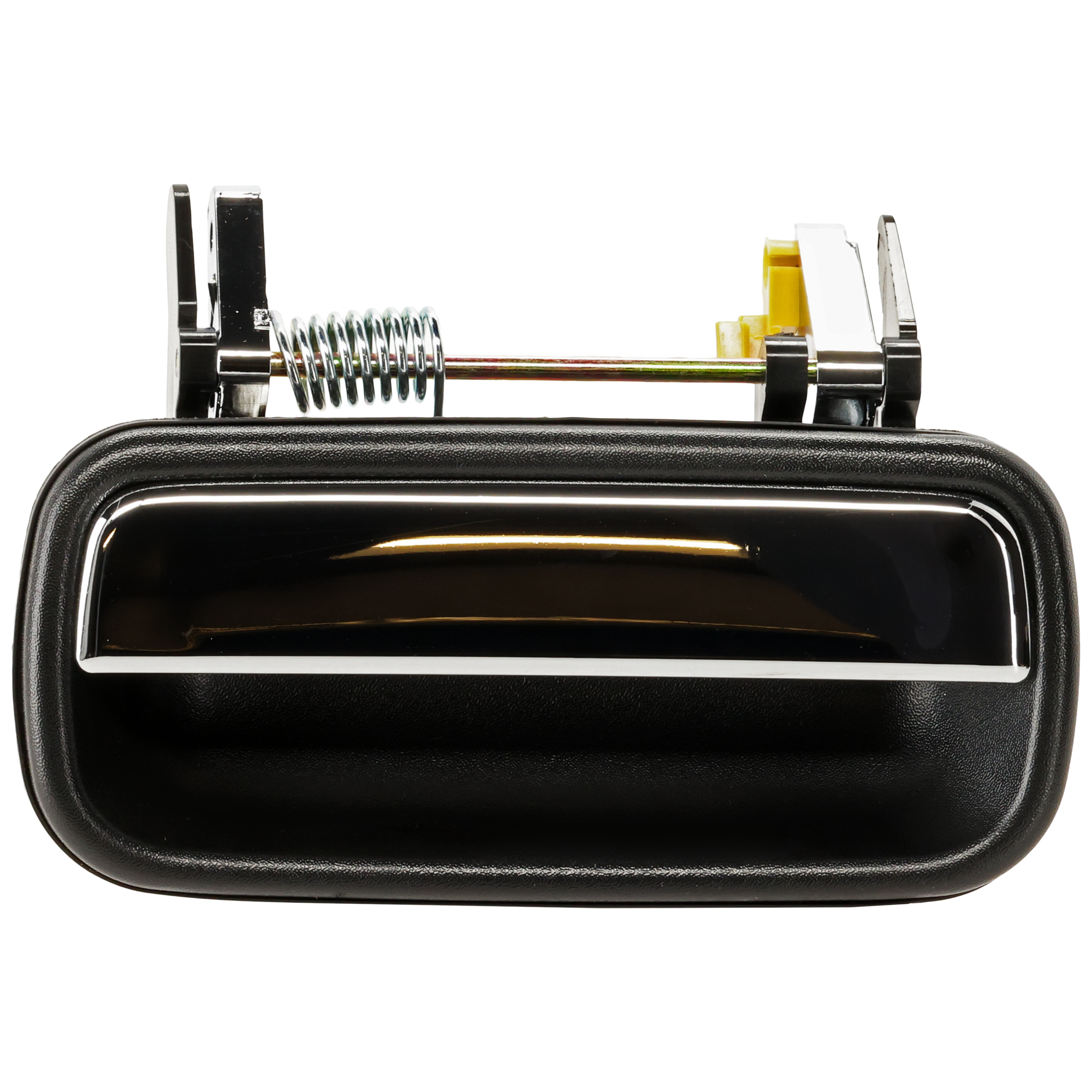 AM TACOMA 01-04 REAR EXTERIOR DOOR HANDLE LH Textured Black+Chrome Lever SKU T491326 Partslink TO1520112 OEM 6924035070