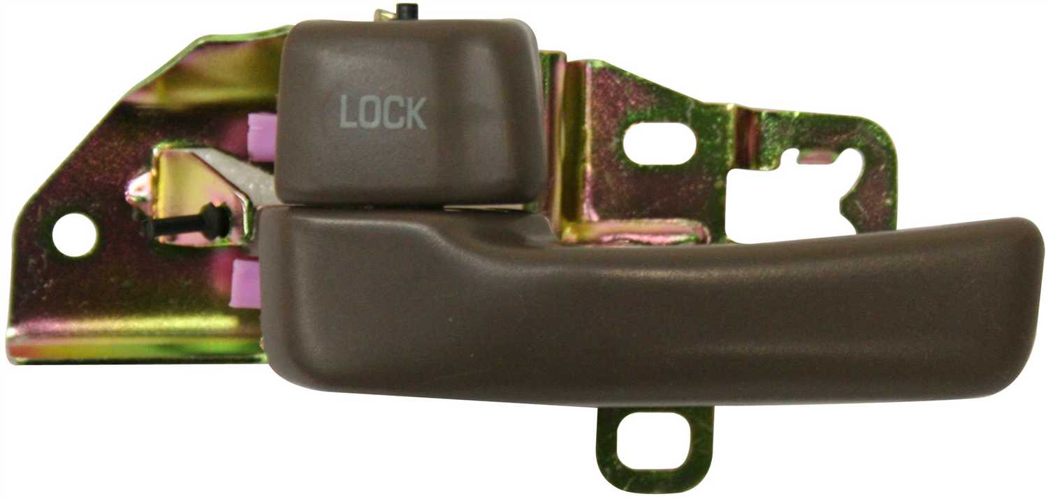 AM CAMRY 92-96 FRONT INTERIOR DOOR HANDLE LH w o Case Brown Lever =Rear SKU T491332 OEM 6920632071J0 PFM