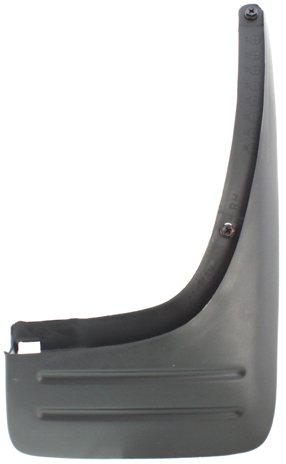 AM RAV4-01-05 REAR MUD GUARD RH w o Wheel Opening Flares SKU T552903 Partslink TO1709103 OEM 7662542080