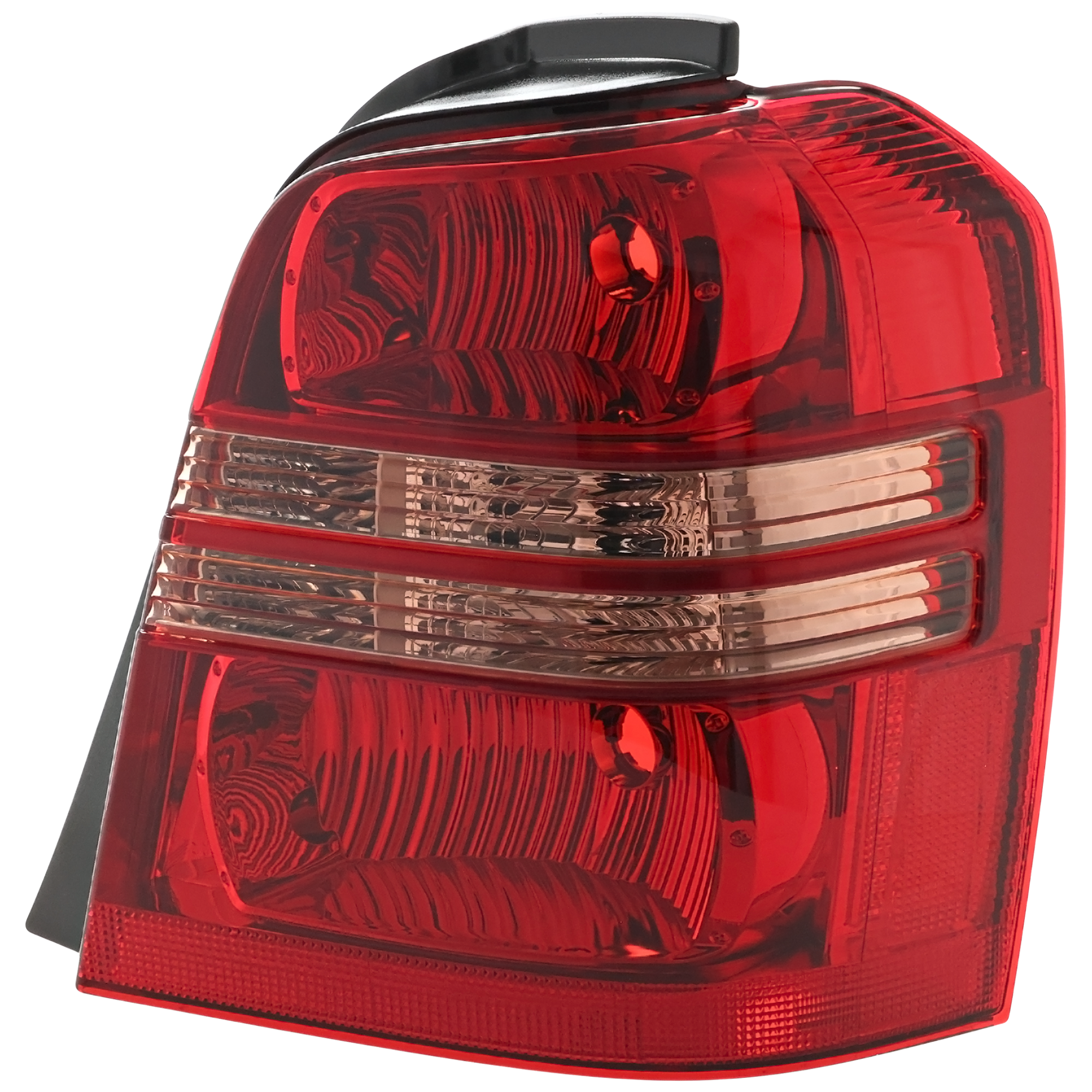 AM HIGHLANDER 01-03 TAIL LAMP RH Lens and Housing Clear and Red Lens SKU T730115 Partslink TO2819119 OEM 8155148050