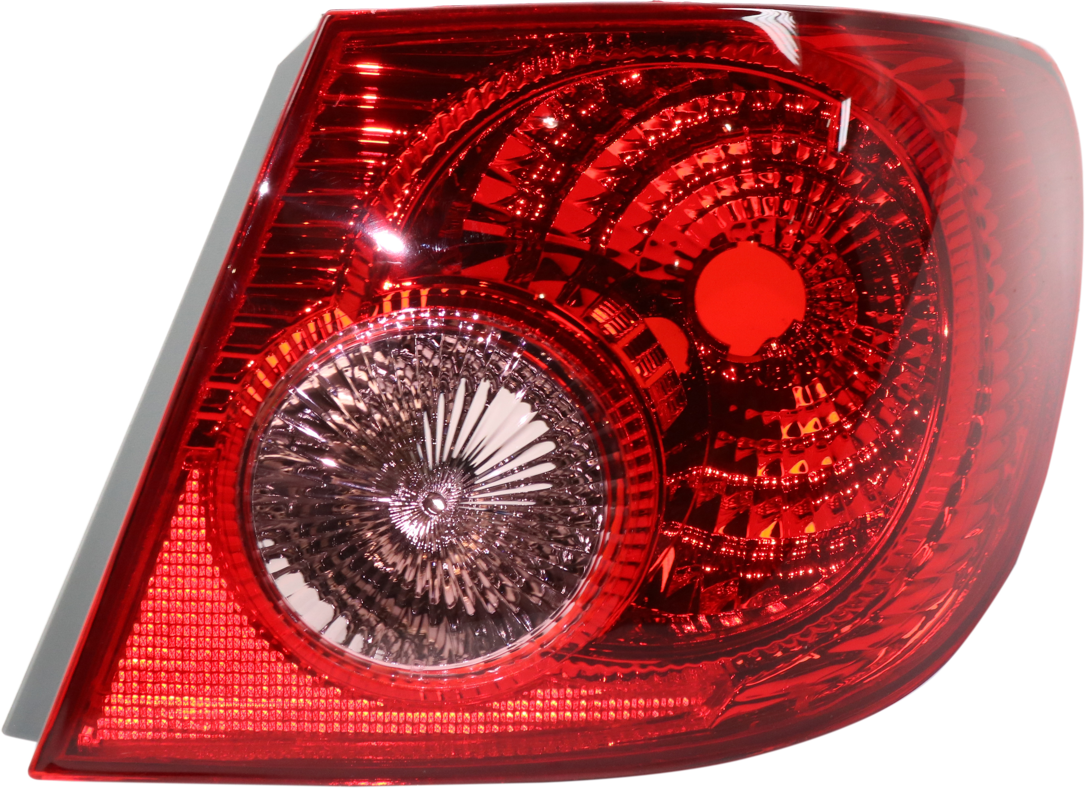 AM COROLLA 05-08 TAIL LAMP RH Outer Lens and Housing Halogen SKU T730117 U OEM 8155002290 PFM