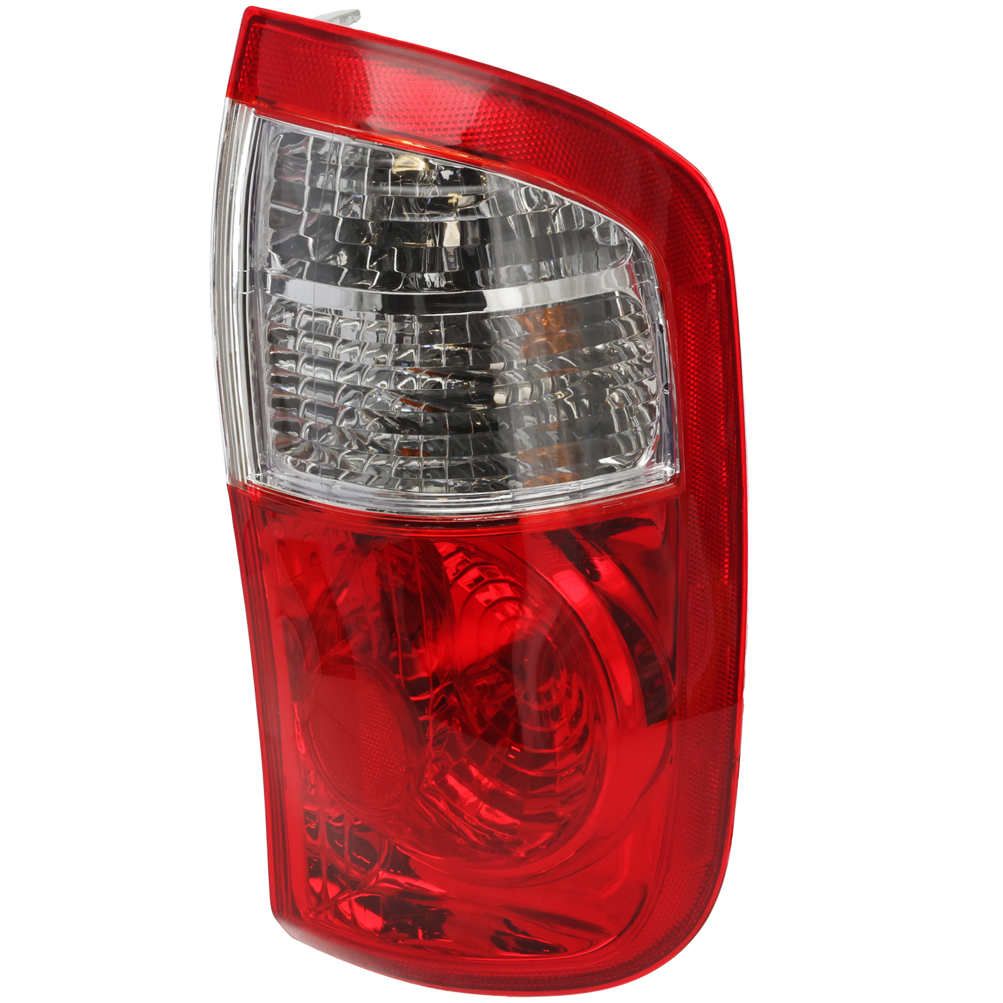 AM TUNDRA 04-06 TAIL LAMP RH Assembly Halogen w Standard Bed Double Cab Clear and Red Lens SKU T730125 Partslink TO2801153 OEM 815500C040