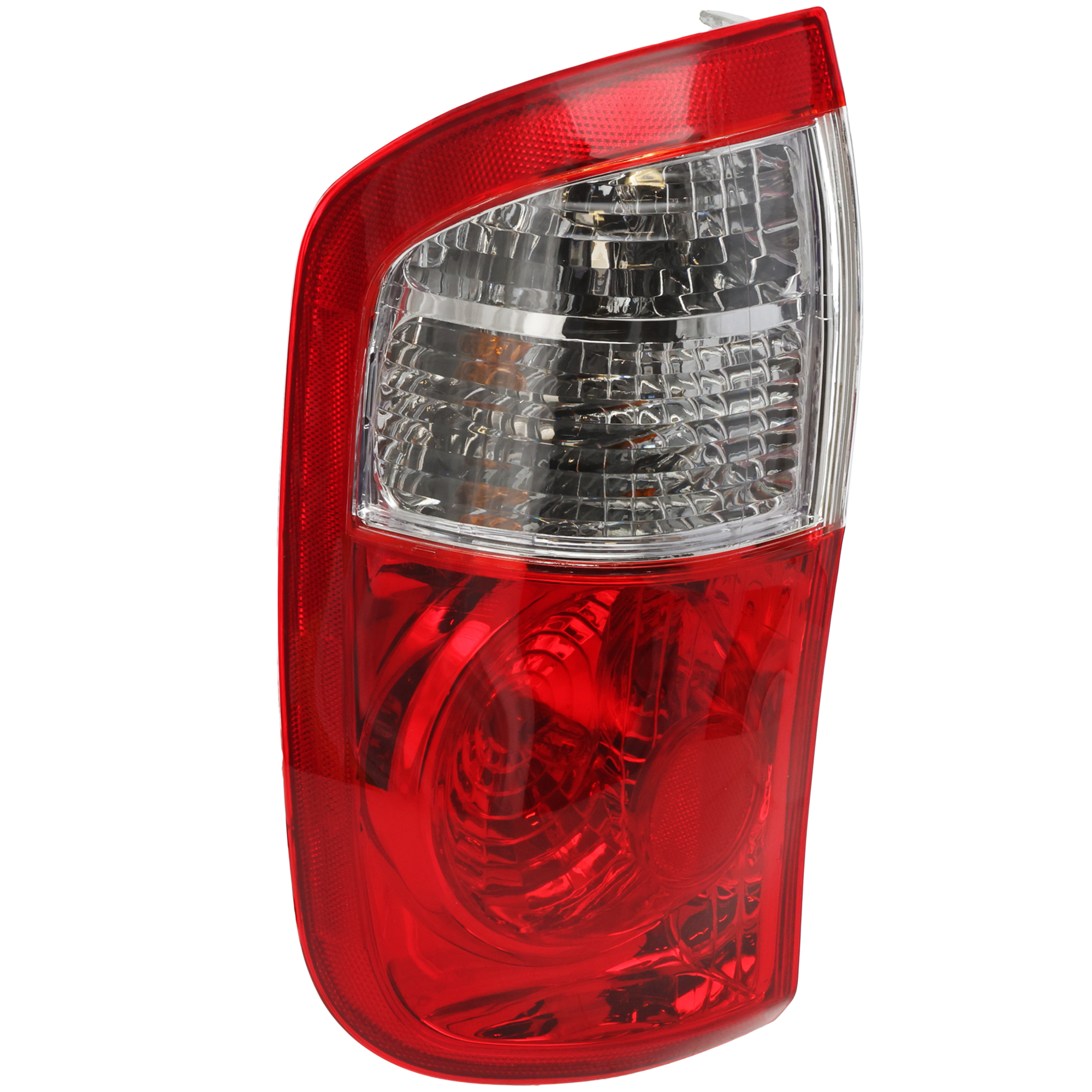 AM TUNDRA 04-06 TAIL LAMP LH Assembly Halogen w Standard Bed Double Cab Clear and Red Lens SKU T730126 Partslink TO2800153 OEM 815600C040
